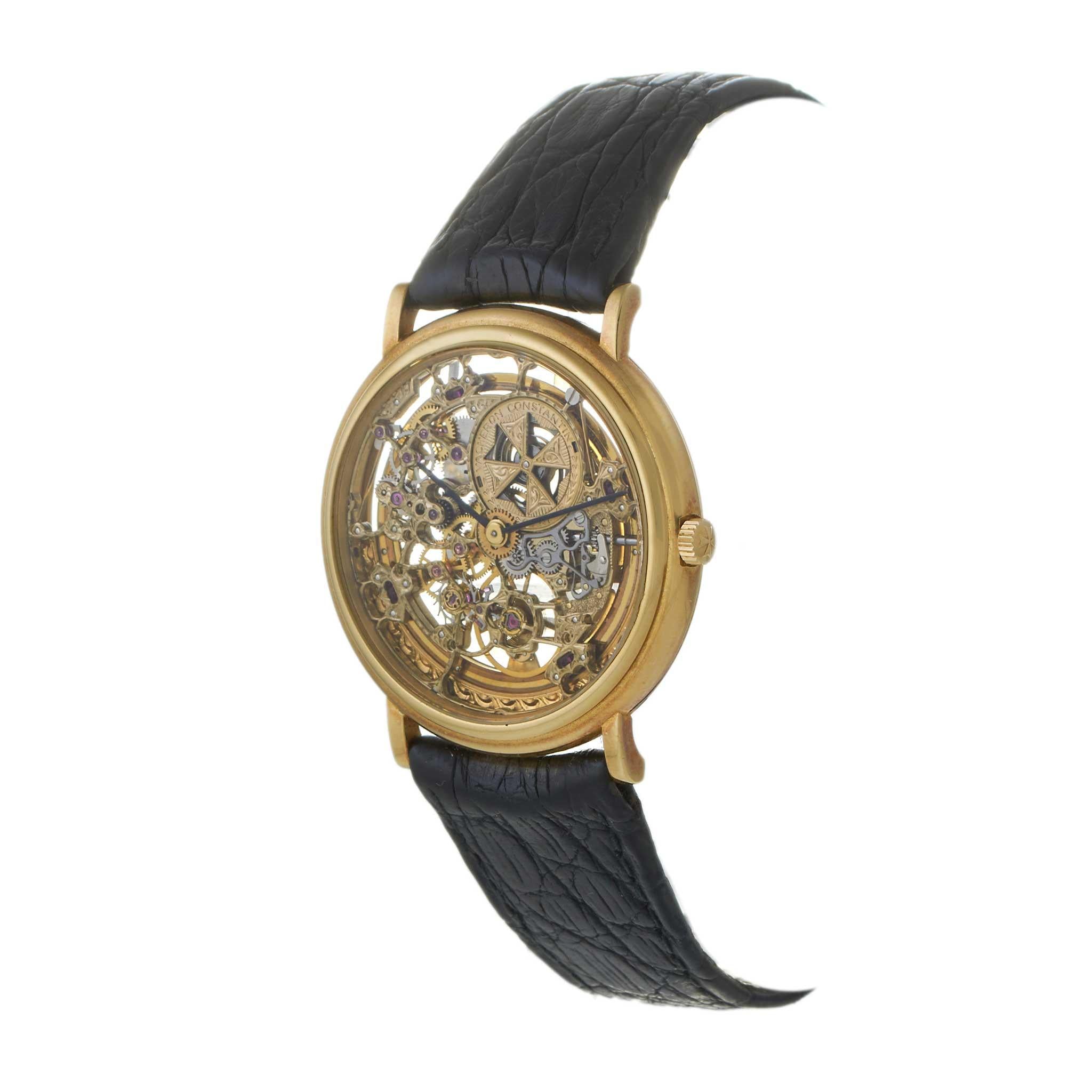 Vintage 1990 Vacheron Constantin Patrimony Skeleton Ref. 43038 Automatic