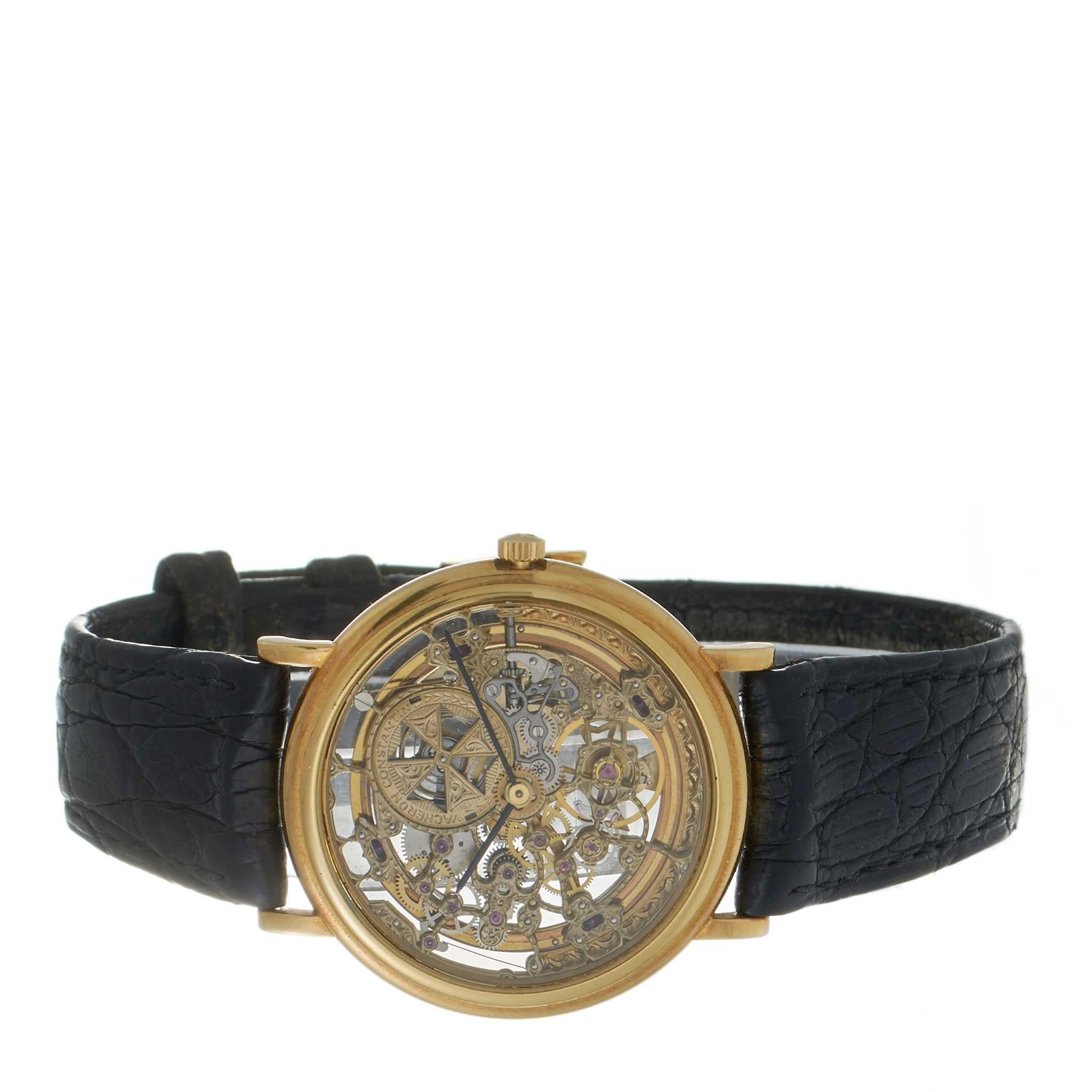 Vintage 1990 Vacheron Constantin Patrimony Skeleton Ref. 43038 Automatic