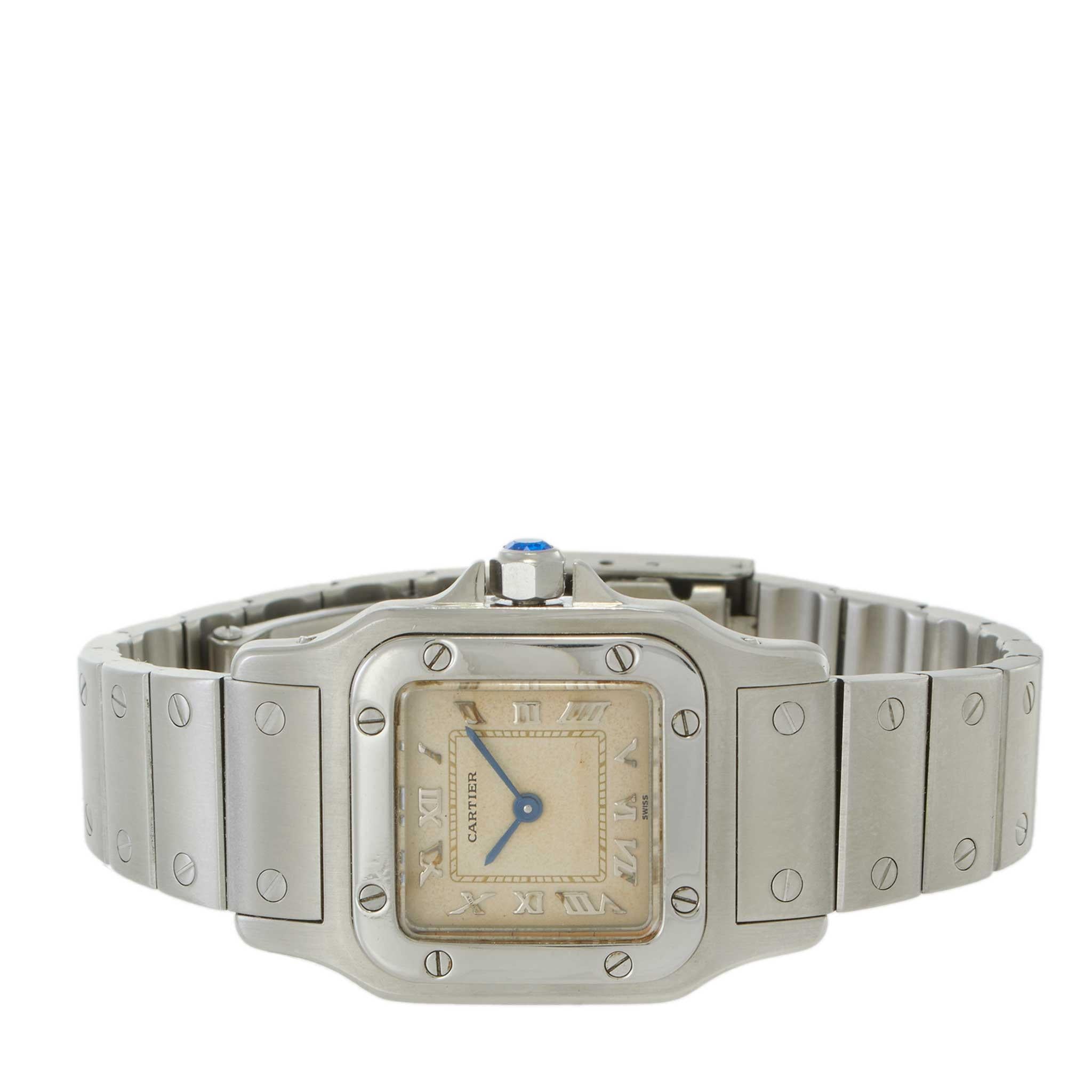 Vintage 1990s Cartier Santos de Cartier Galbée Ref. W20024D6 – Quartz