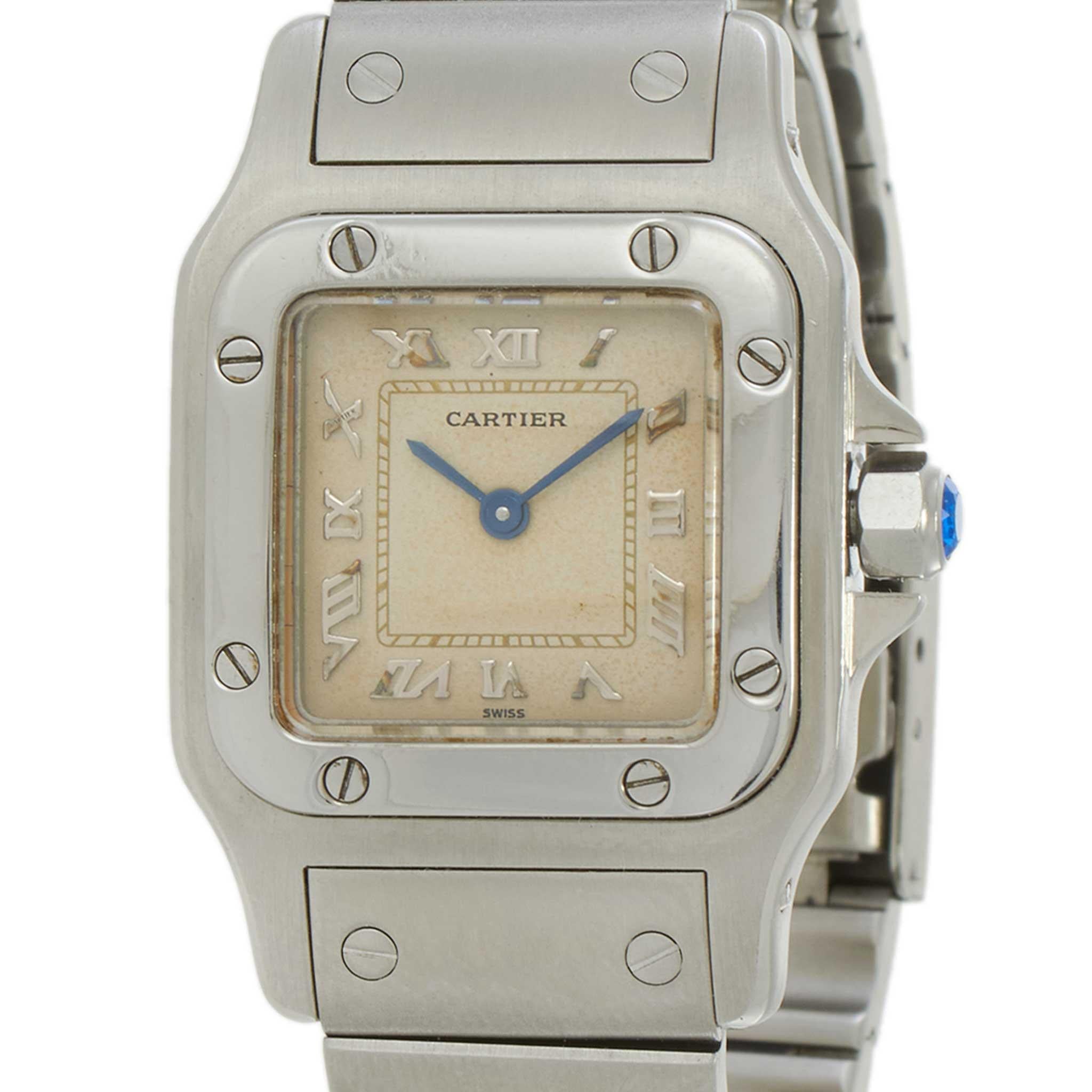 Vintage 1990s Cartier Santos de Cartier Galbée Ref. W20024D6 – Quartz