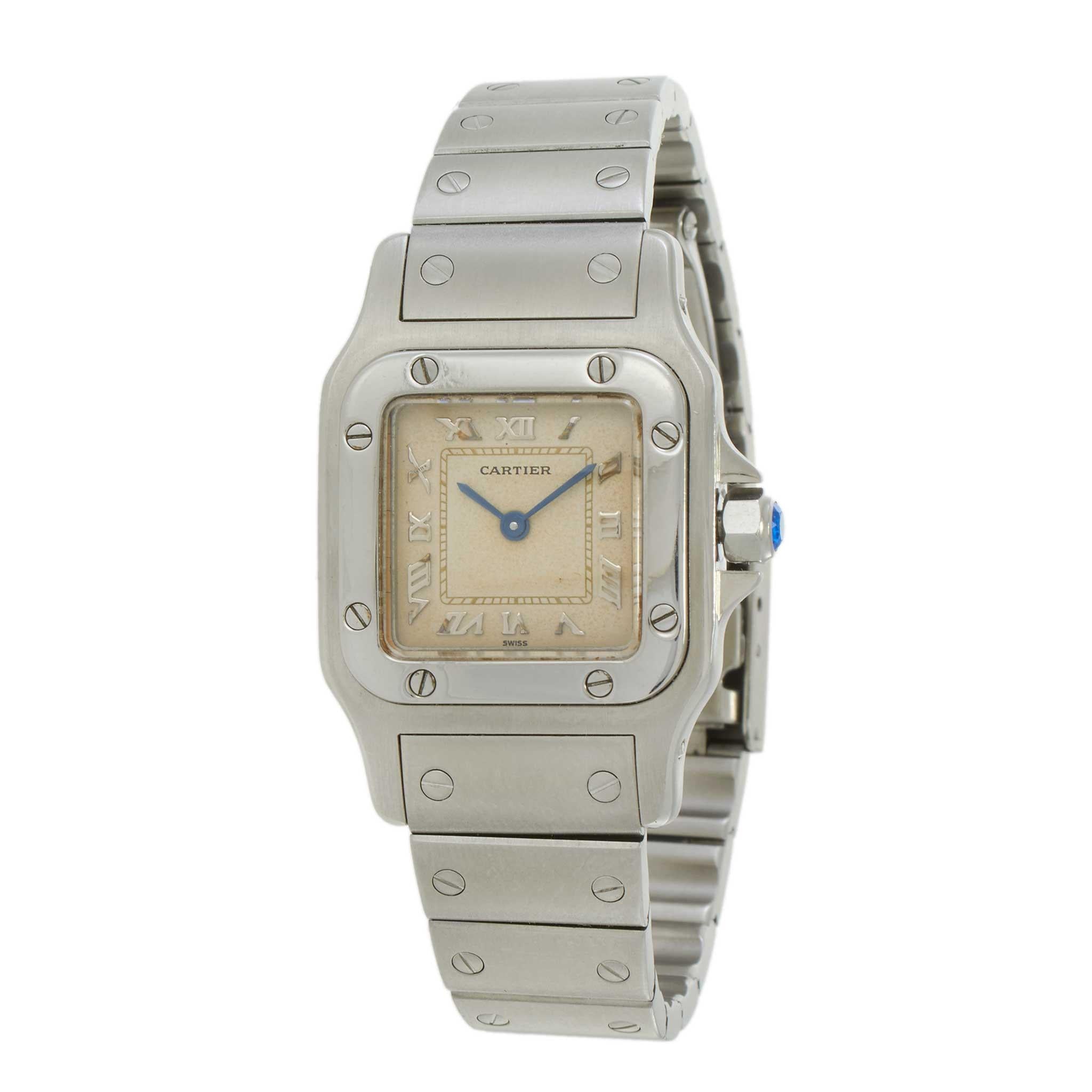 Vintage 1990s Cartier Santos de Cartier Galbée Ref. W20024D6 – Quartz