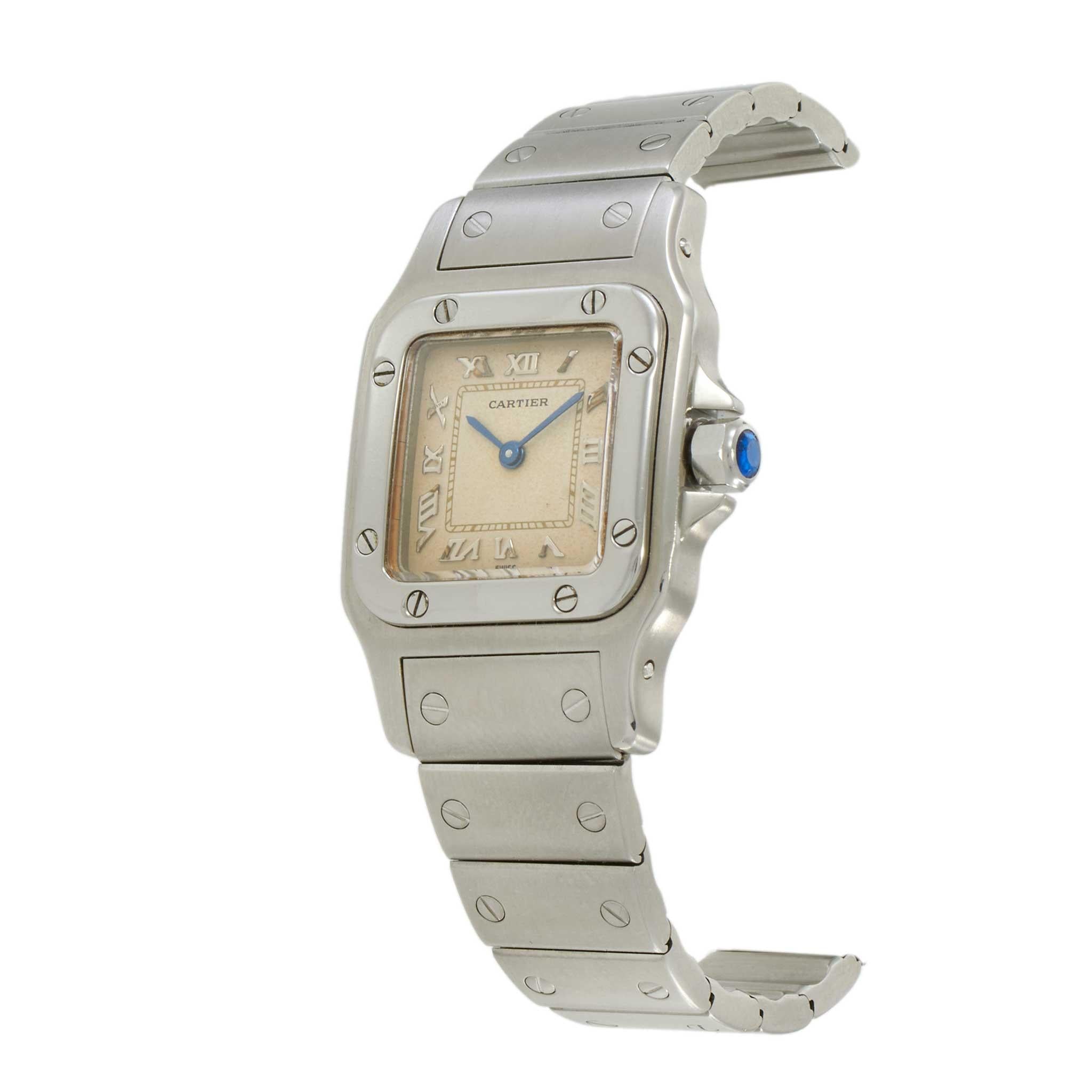 Vintage 1990s Cartier Santos de Cartier Galbée Ref. W20024D6 – Quartz