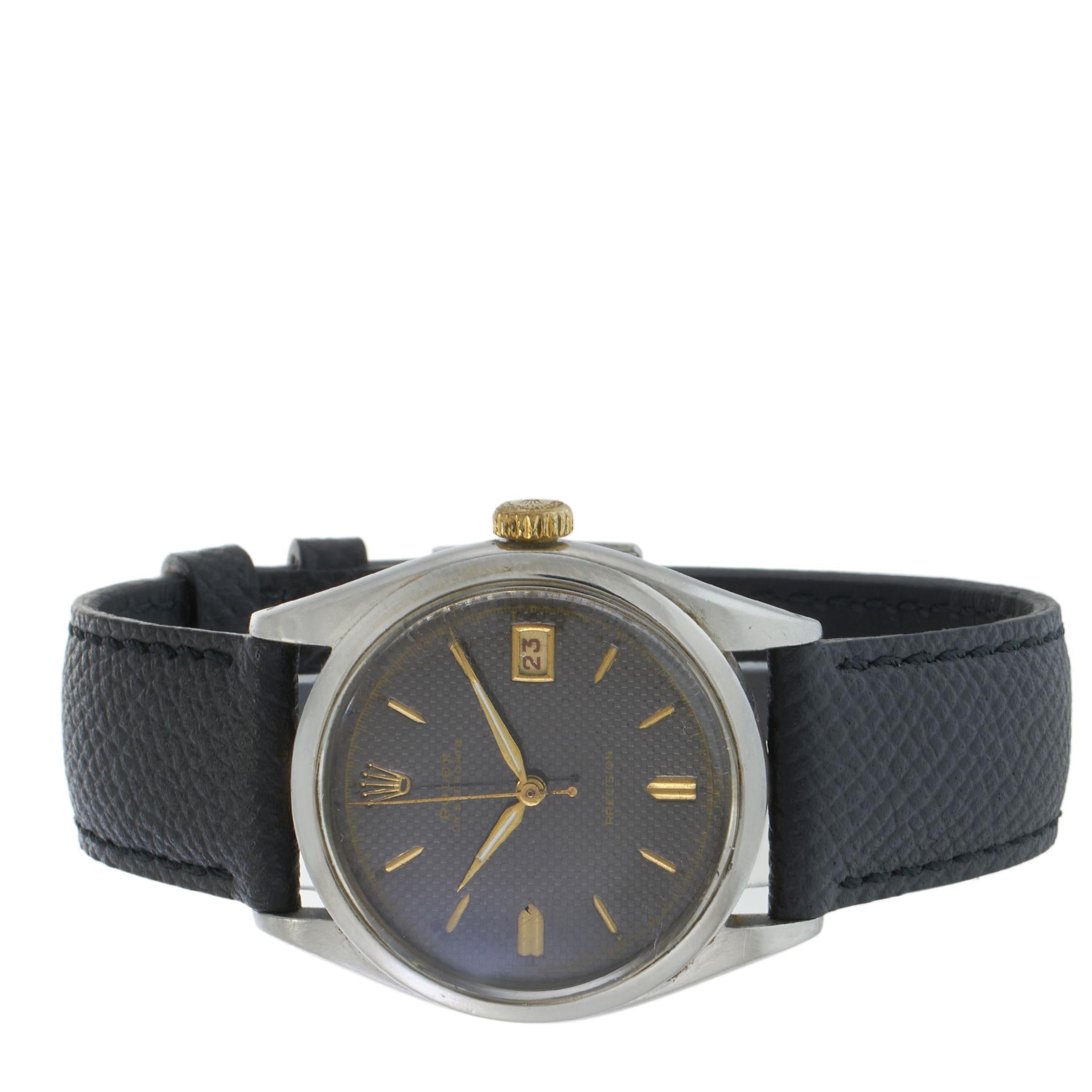 Vintage 1953 Rolex Oysterdate Ref. 6294 – Manual Wind