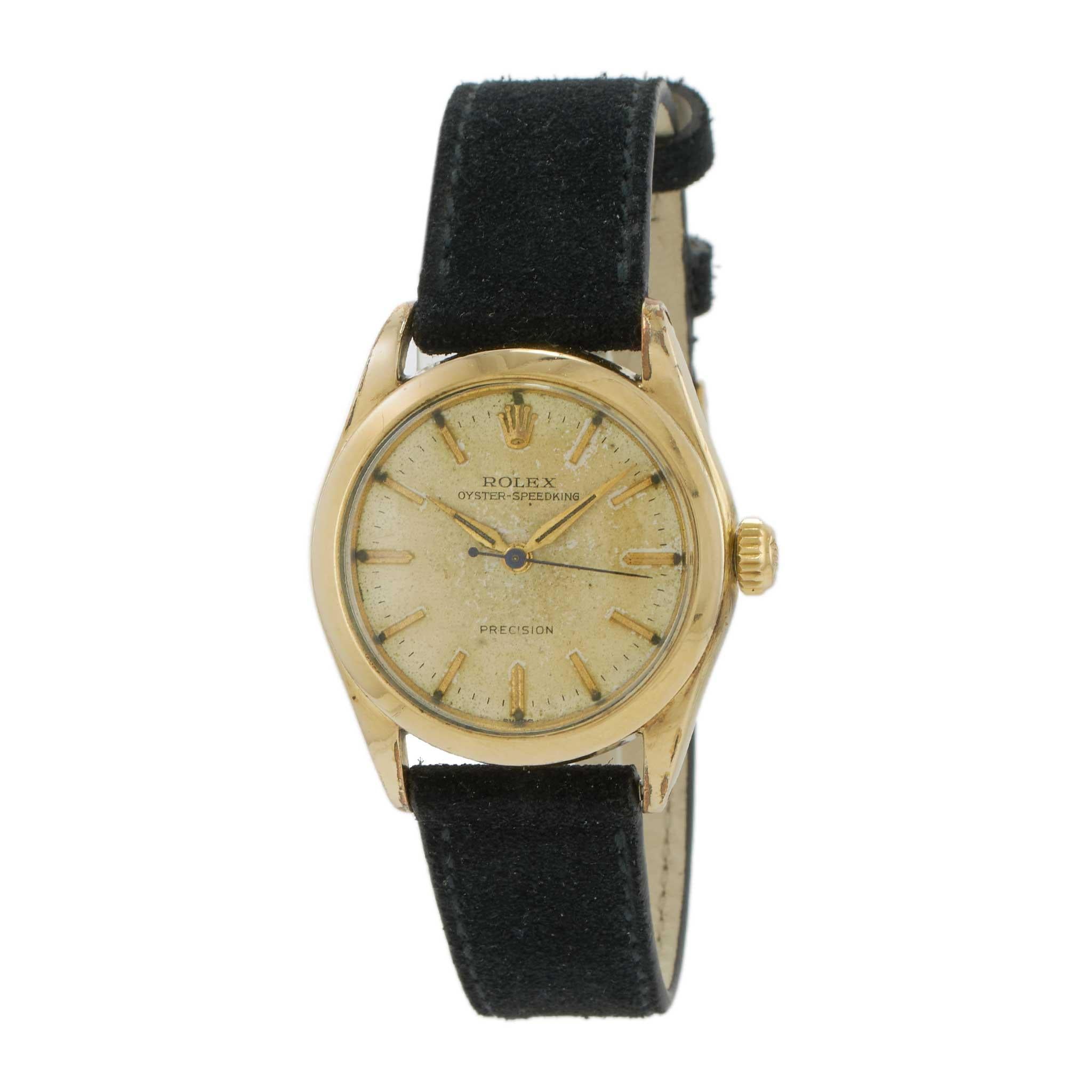 Vintage 1956 Rolex Oyster Speedking Ref. 6418 – Manual Wind