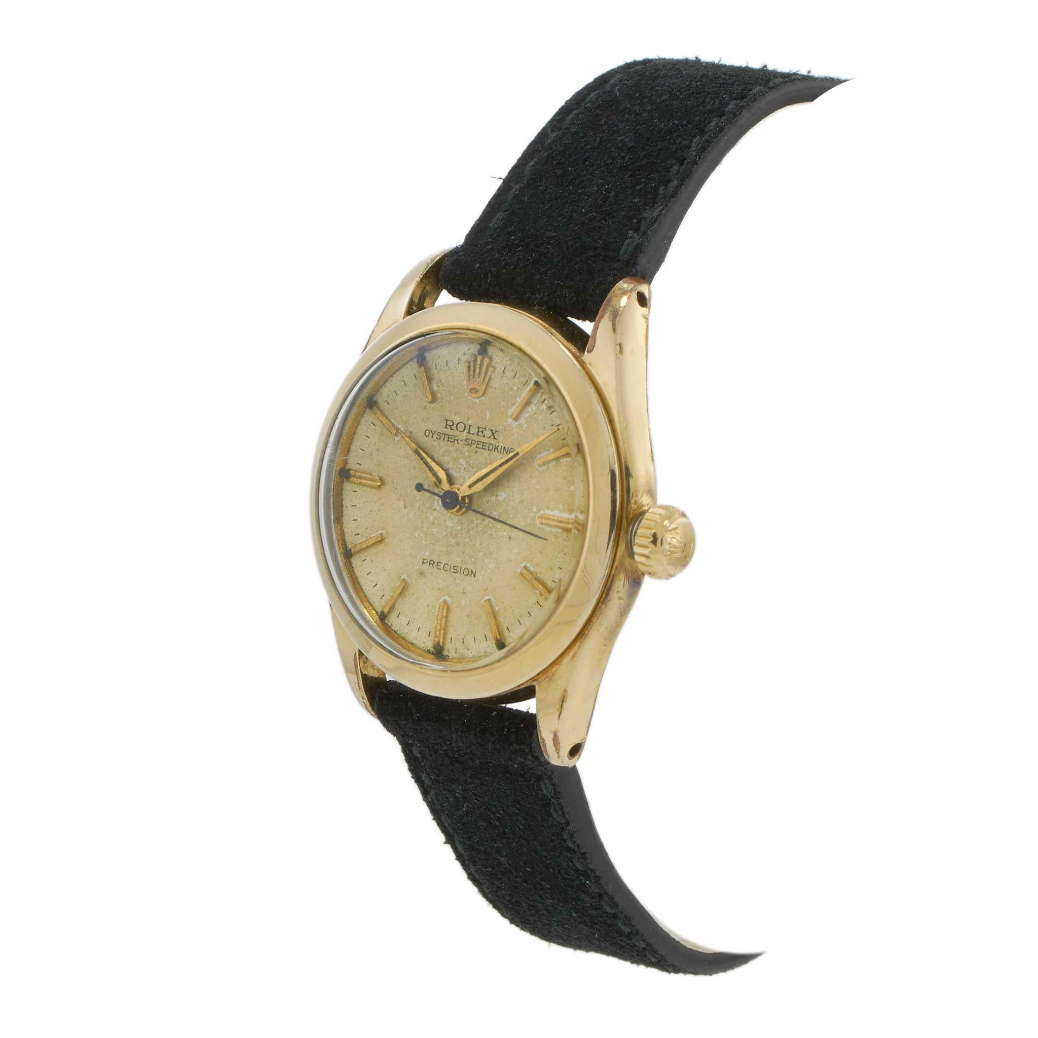 Vintage 1956 Rolex Oyster Speedking Ref. 6418 – Manual Wind