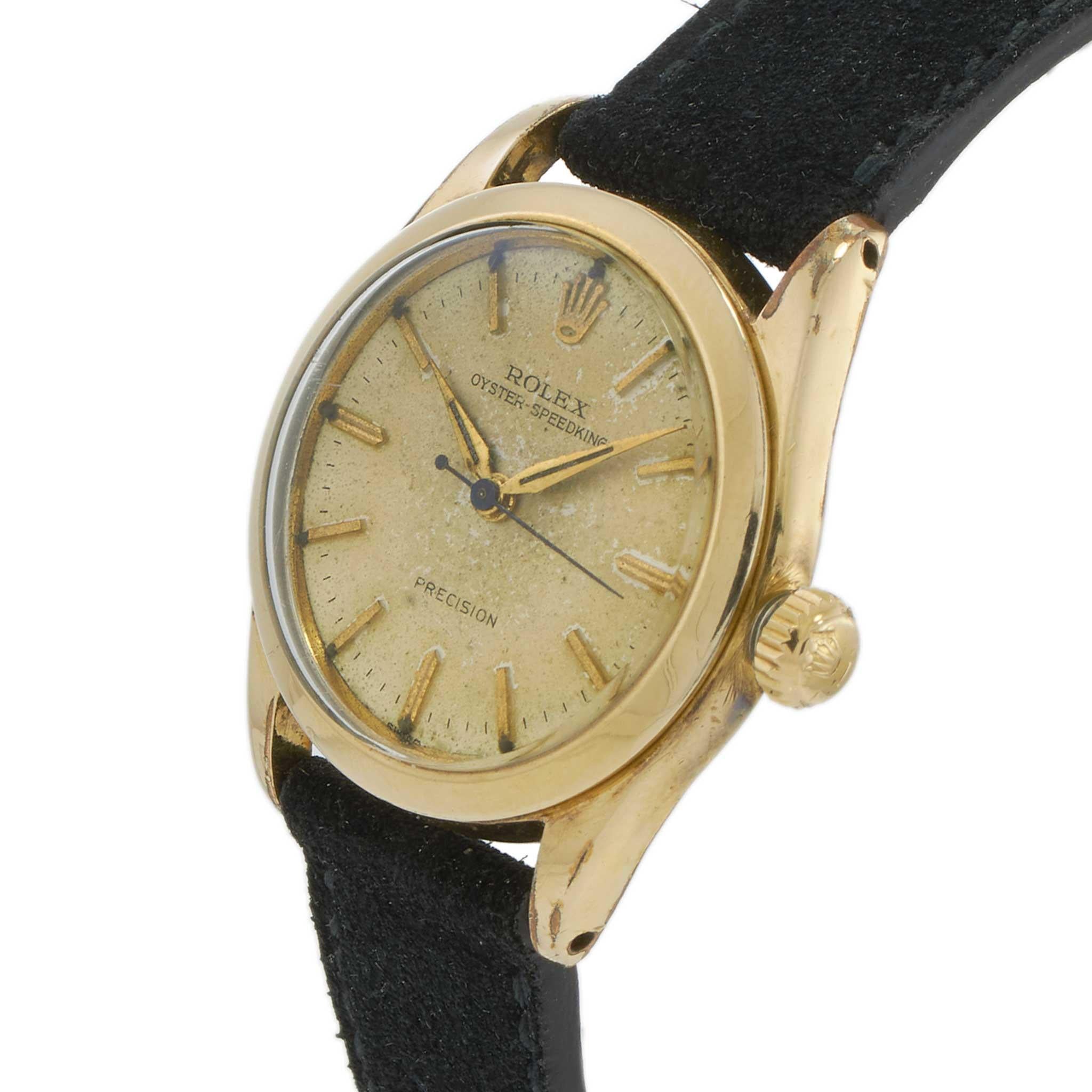Vintage 1956 Rolex Oyster Speedking Ref. 6418 – Manual Wind