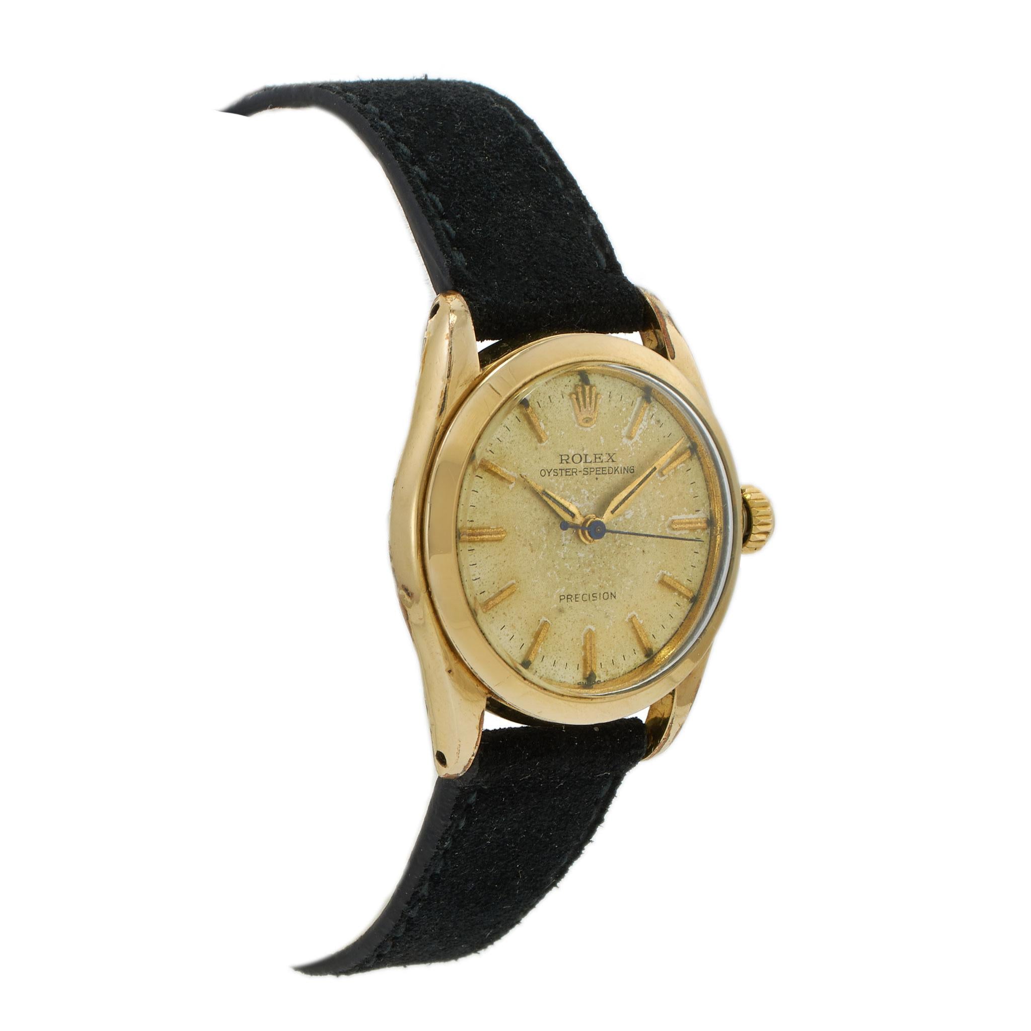 Vintage 1956 Rolex Oyster Speedking Ref. 6418 – Manual Wind