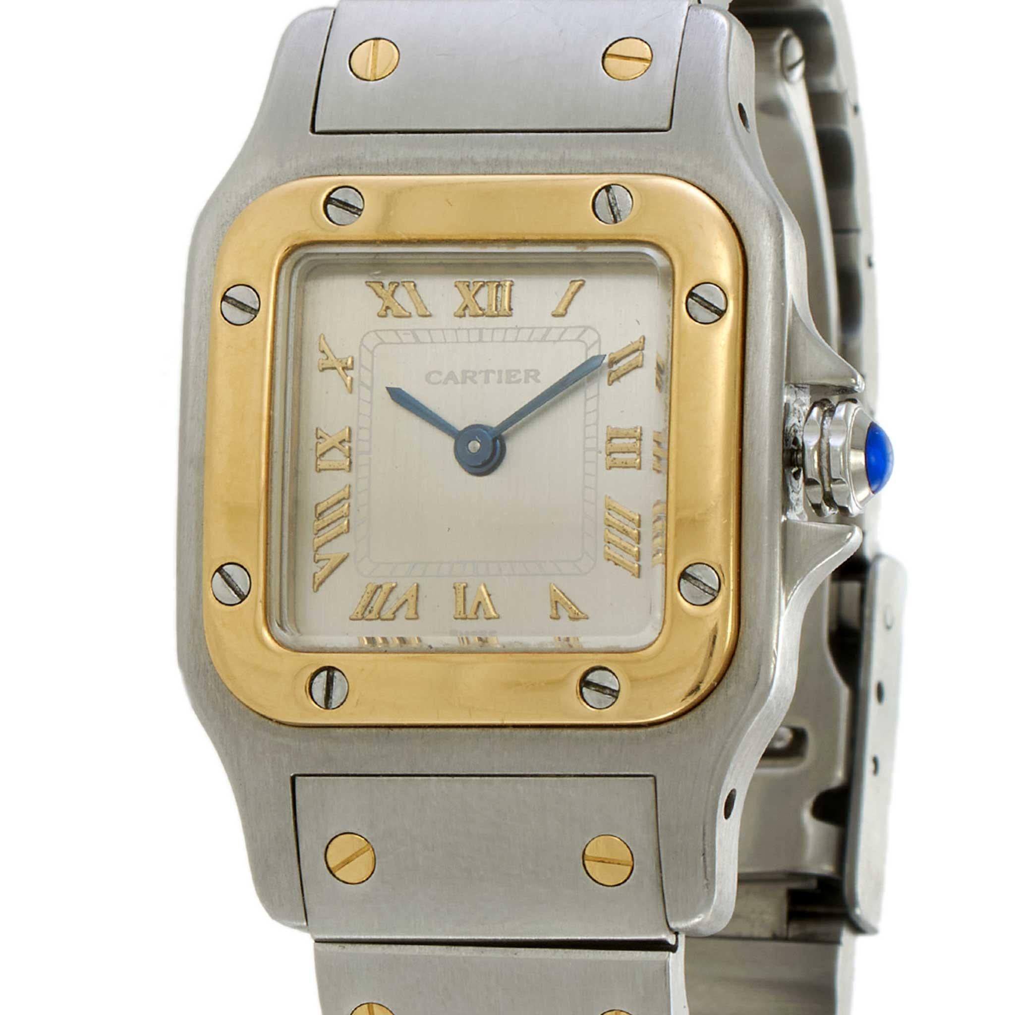 Vintage 1990s Cartier Santos de Cartier Galbée Ref. W20012C4