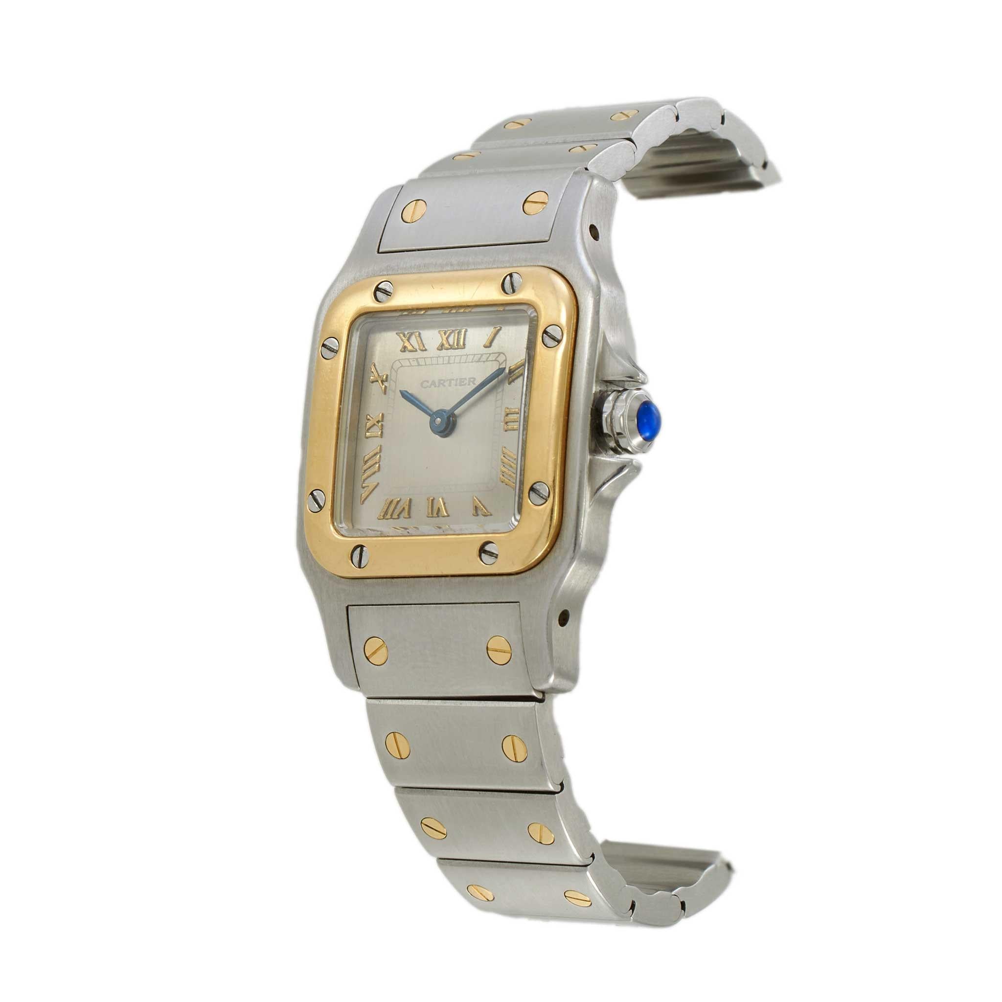 Vintage 1990s Cartier Santos de Cartier Galbée Ref. W20012C4