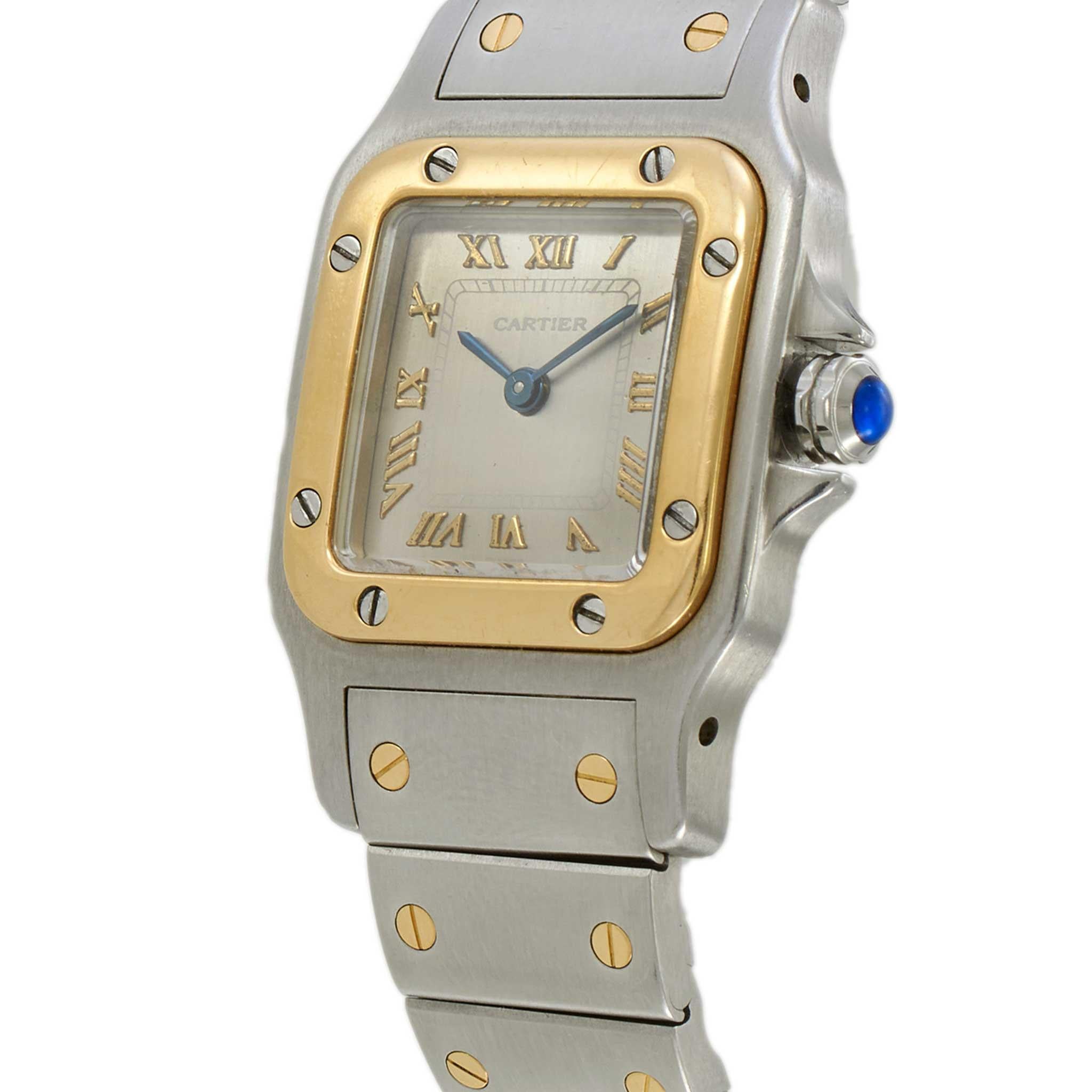 Vintage 1990s Cartier Santos de Cartier Galbée Ref. W20012C4