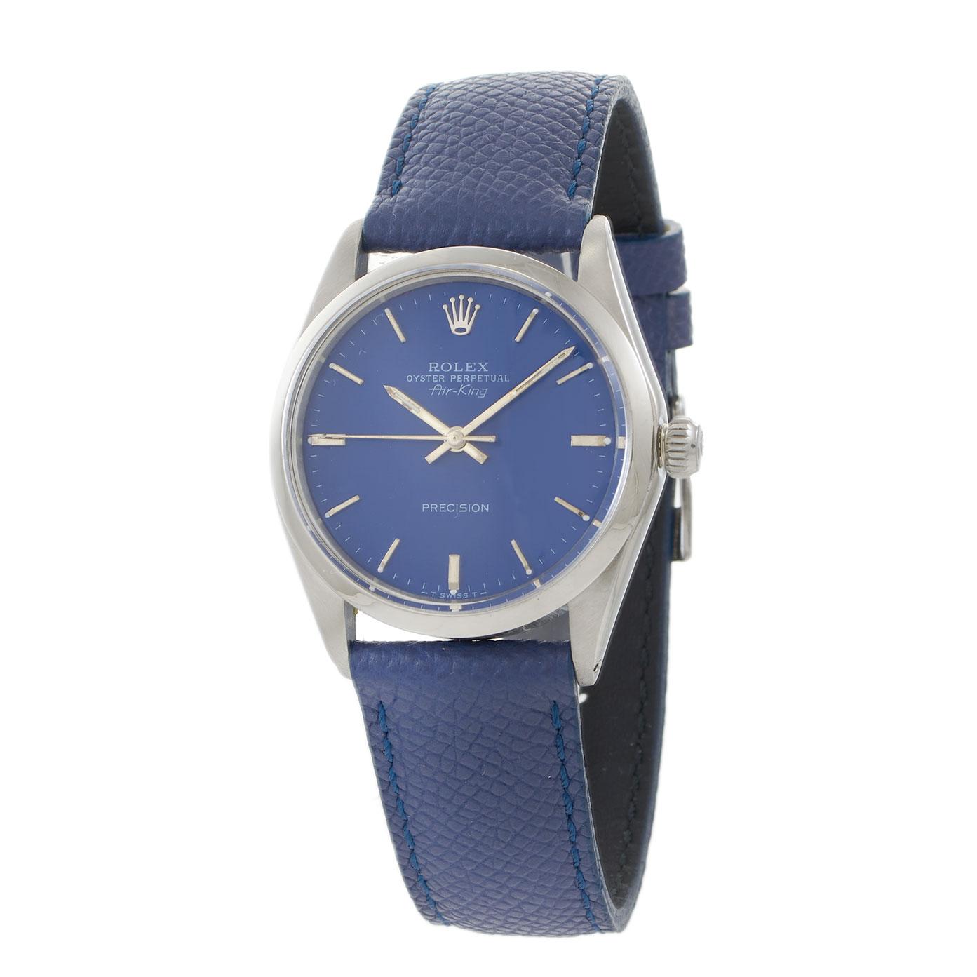 Rolex Air-King Ref. 1500 Blue Dial Stainless Steel Circa 1968