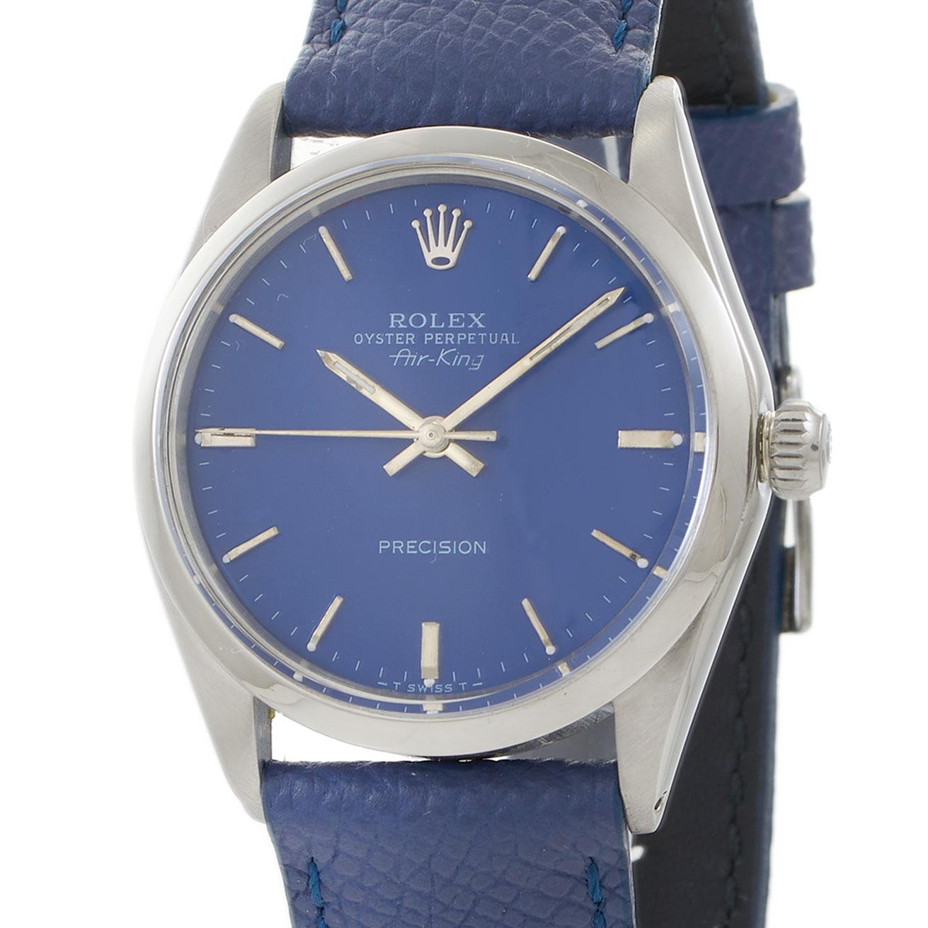 Rolex Air-King Ref. 1500 Blue Dial Stainless Steel Circa 1968