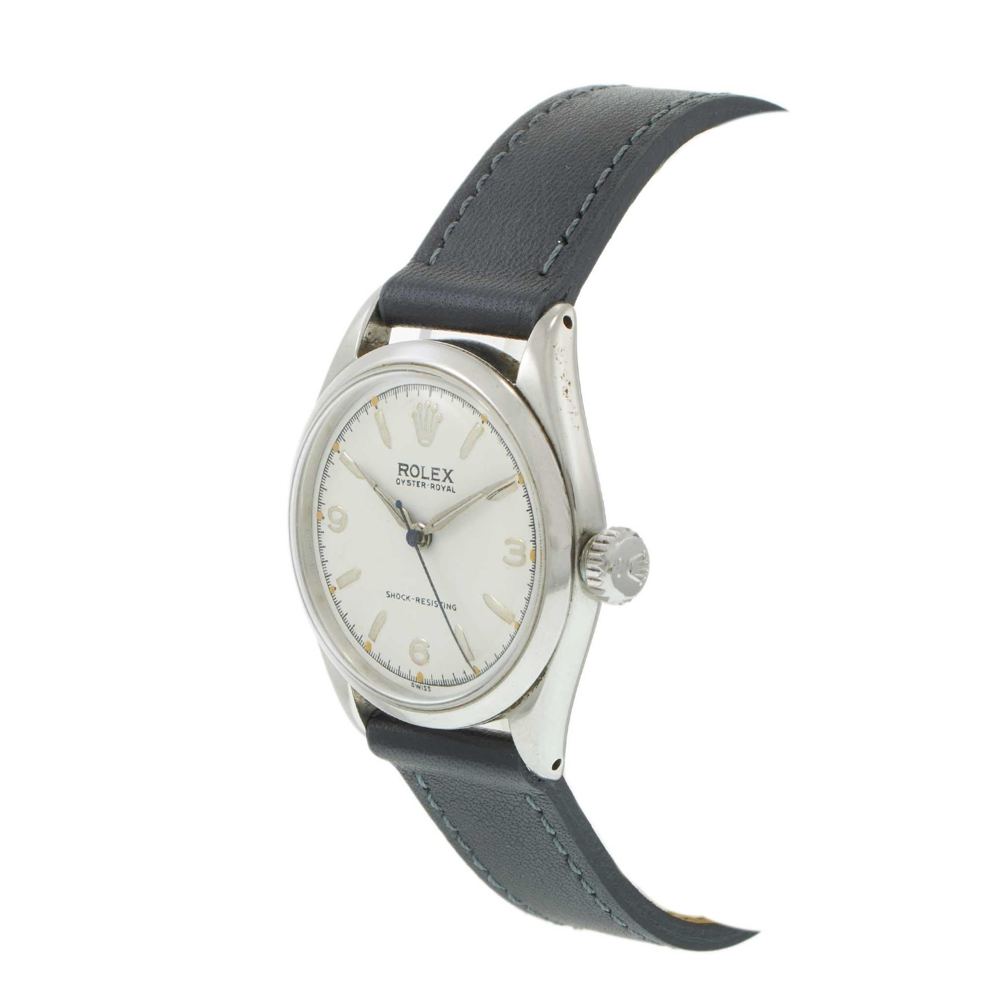 Vintage 1940s Rolex Oyster-Royal Ref. 6444 – Manual Wind