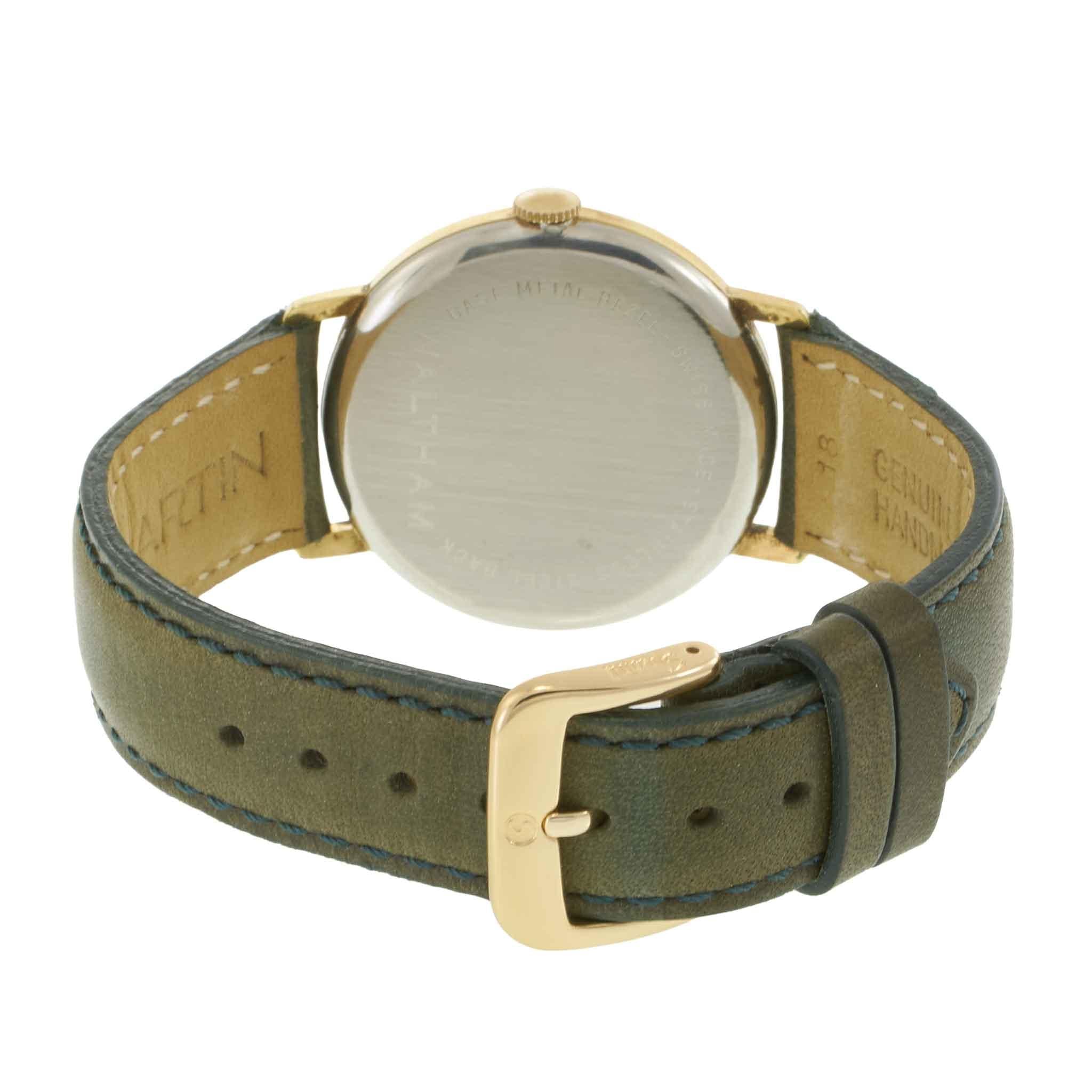 Vintage 1950s Waltham Incabloc 34MM Gold Filled Watch – Manual Wind