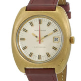 Vintage 1970’s Waltham Swiss Electrodyne 40MM TV Cushion Case – Quartz with Date