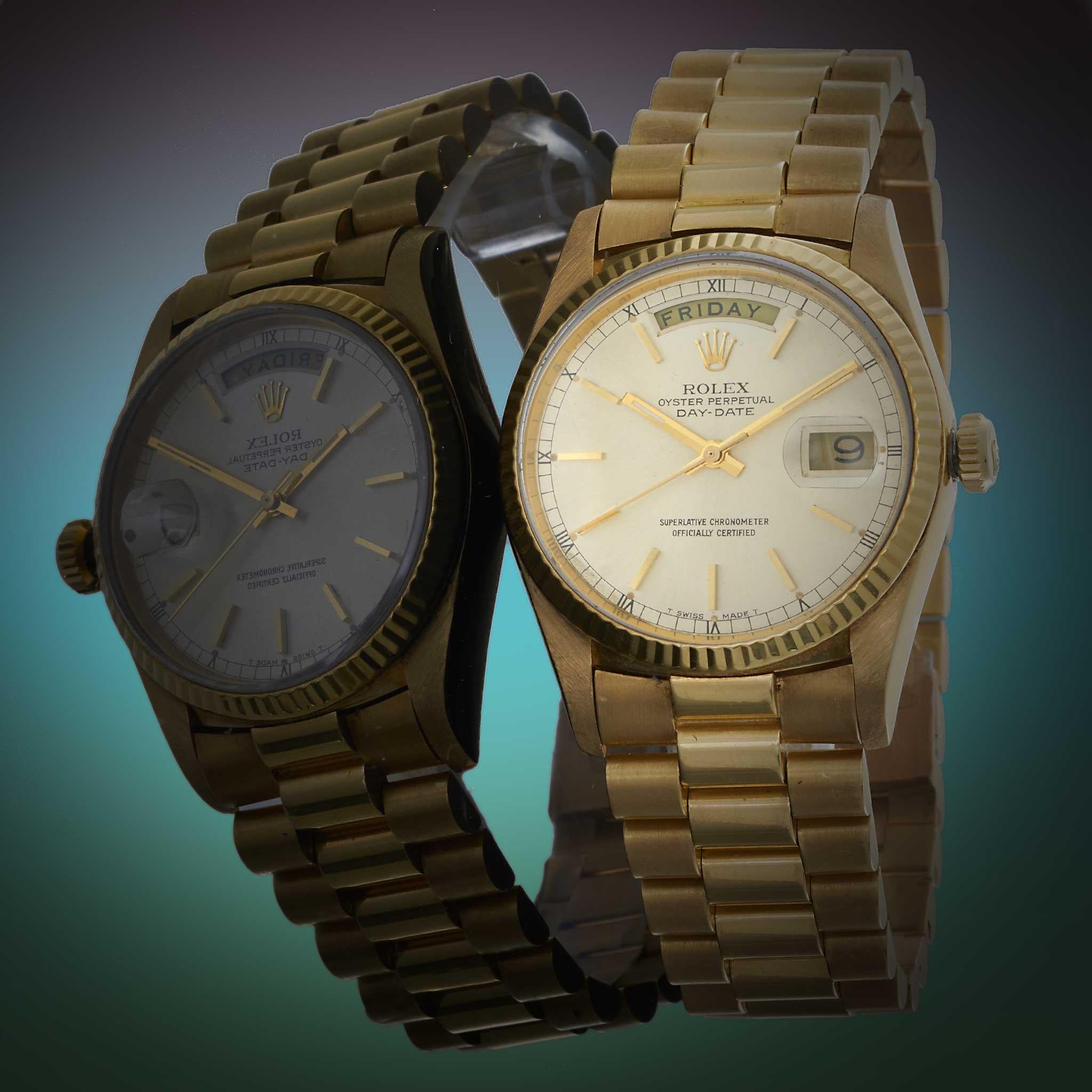 Vintage 1987 Rolex Day-Date President 36MM 18KT Yellow Gold Ref. 18038