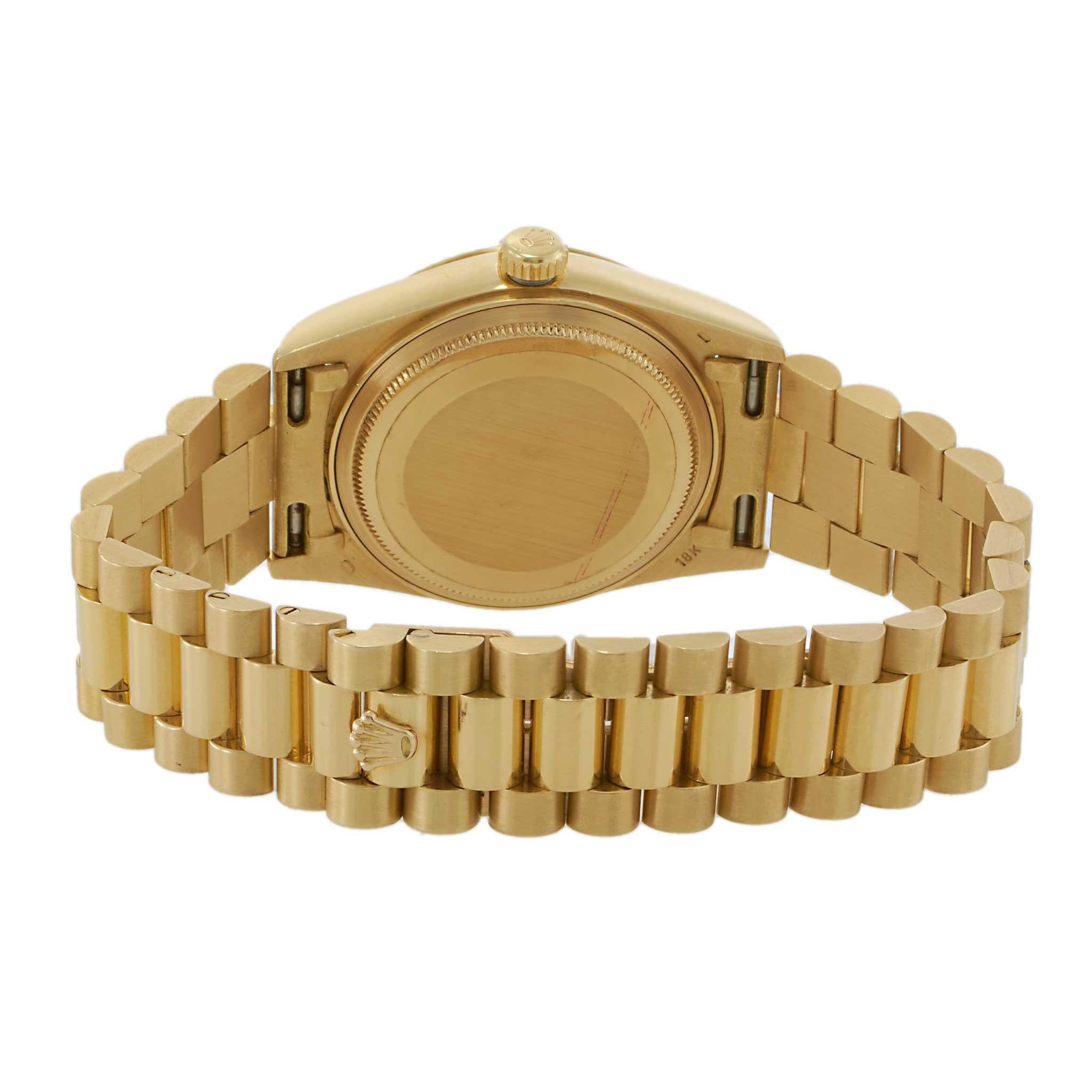 Vintage 1987 Rolex Day-Date President 36MM 18KT Yellow Gold Ref. 18038