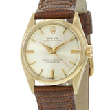 Vintage 1950s Rolex Oyster Perpetual Ref. 6551 31MM 14KT Yellow Gold Case