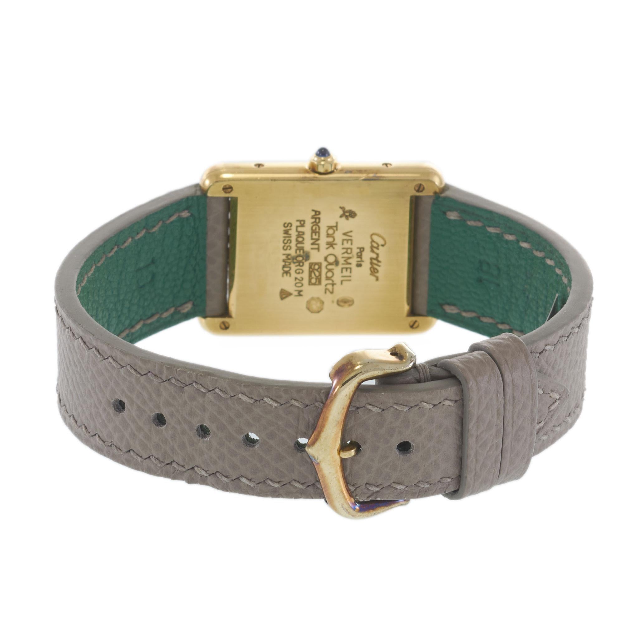 Vintage 1980s Must de Cartier Paris Quartz Watch