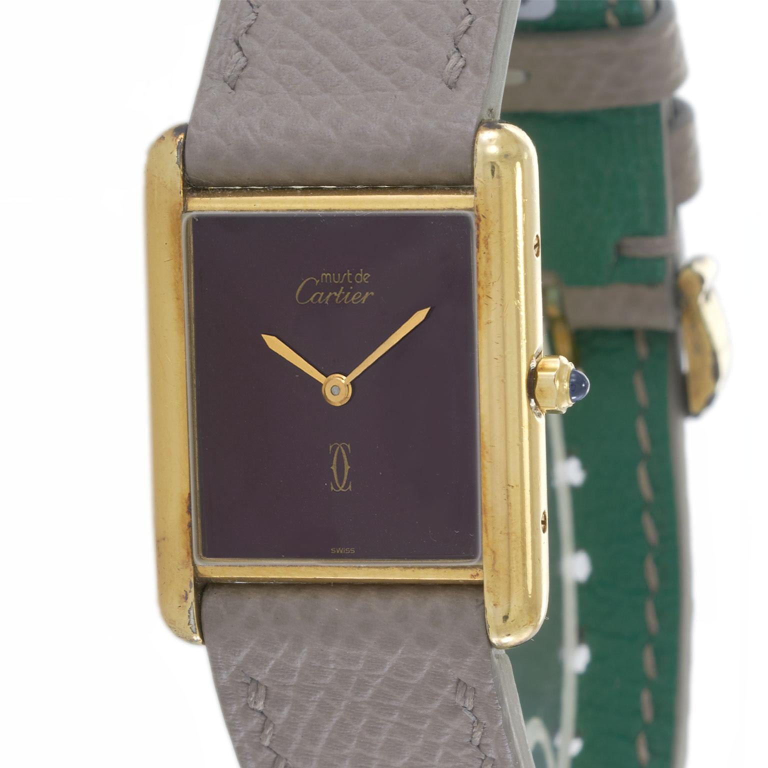 Vintage 1980s Must de Cartier Paris Quartz Watch