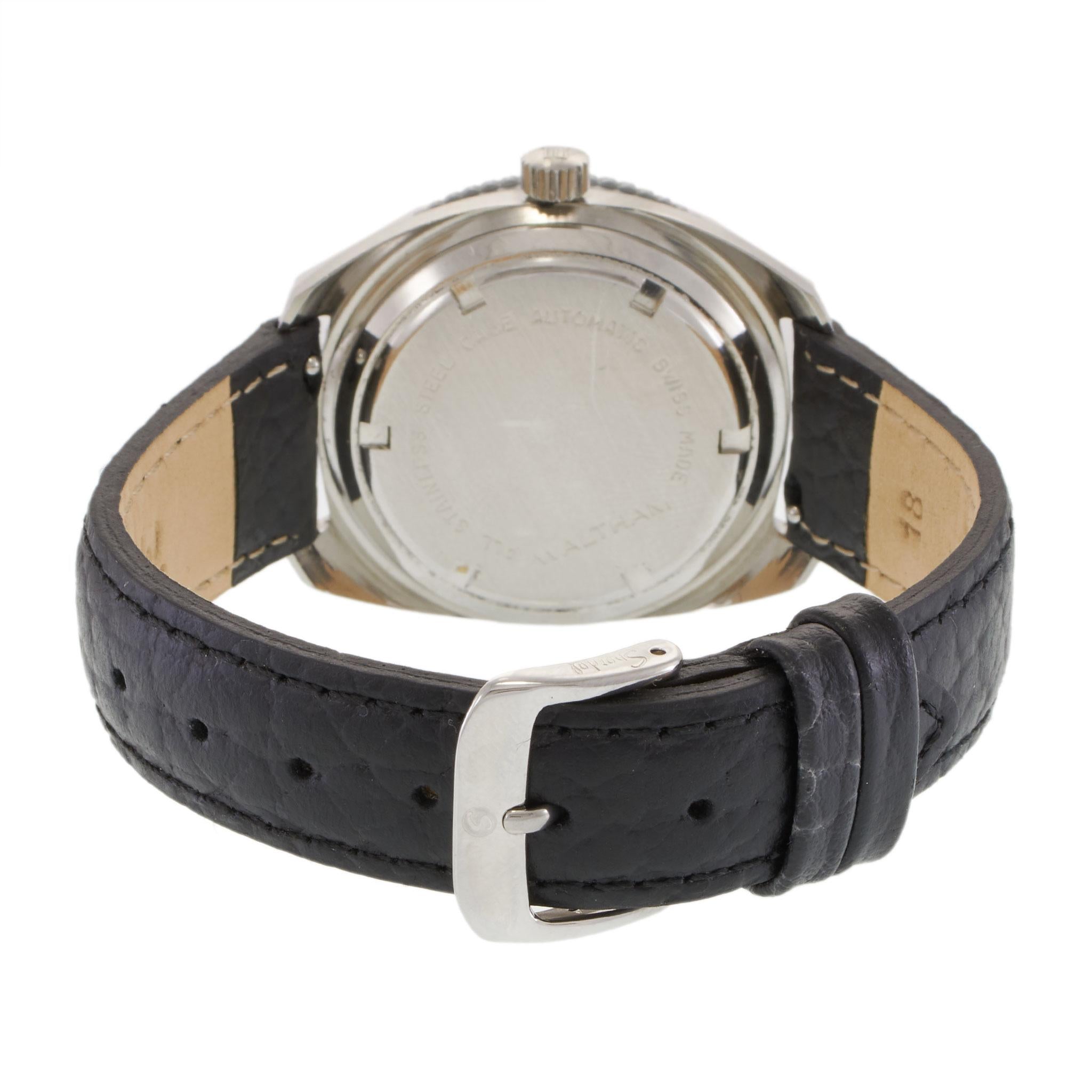 Vintage 1970s Waltham Divers Watch 36MM Ref. B-339