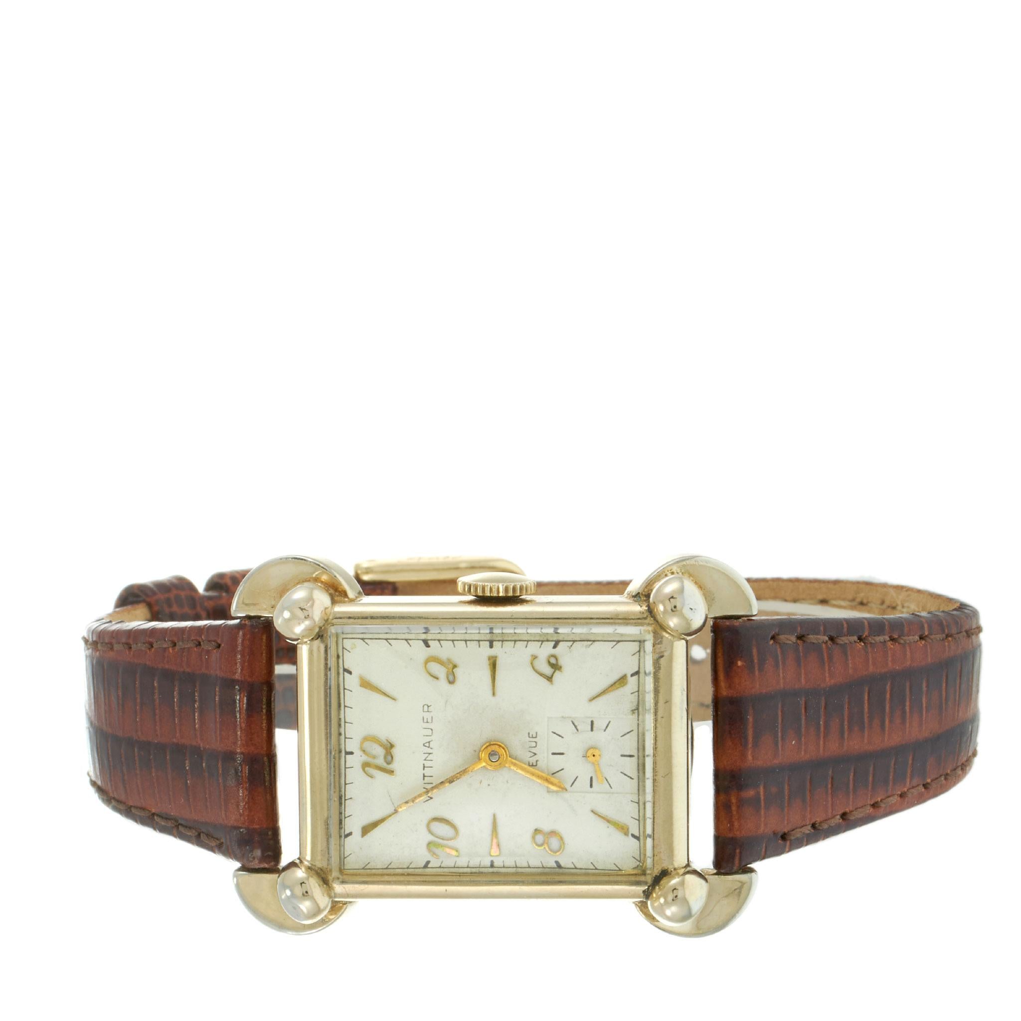 Vintage 1950s Wittnauer Revue Dress Watch