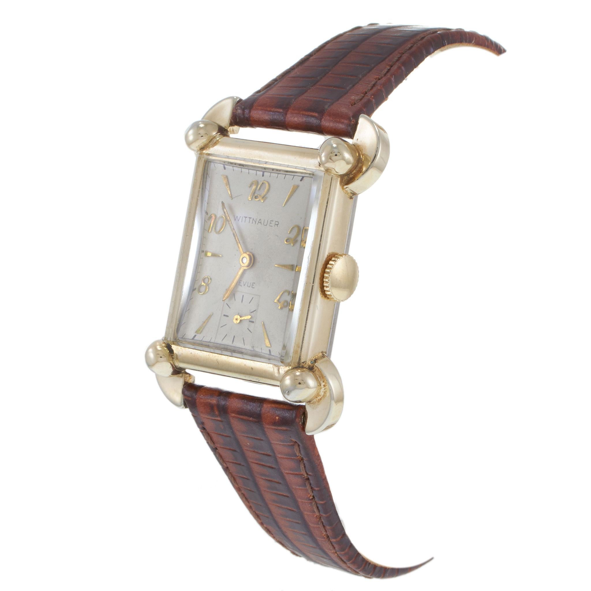 Vintage 1950s Wittnauer Revue Dress Watch