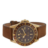 Vintage Circa 1966 Rolex GMT-Master 40MM 18KT Yellow Gold Ref. 1675 “Root Beer”