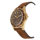 Vintage Circa 1966 Rolex GMT-Master 40MM 18KT Yellow Gold Ref. 1675 “Root Beer”