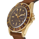 Vintage Circa 1966 Rolex GMT-Master 40MM 18KT Yellow Gold Ref. 1675 “Root Beer”