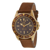 Vintage Circa 1966 Rolex GMT-Master 40MM 18KT Yellow Gold Ref. 1675 “Root Beer”