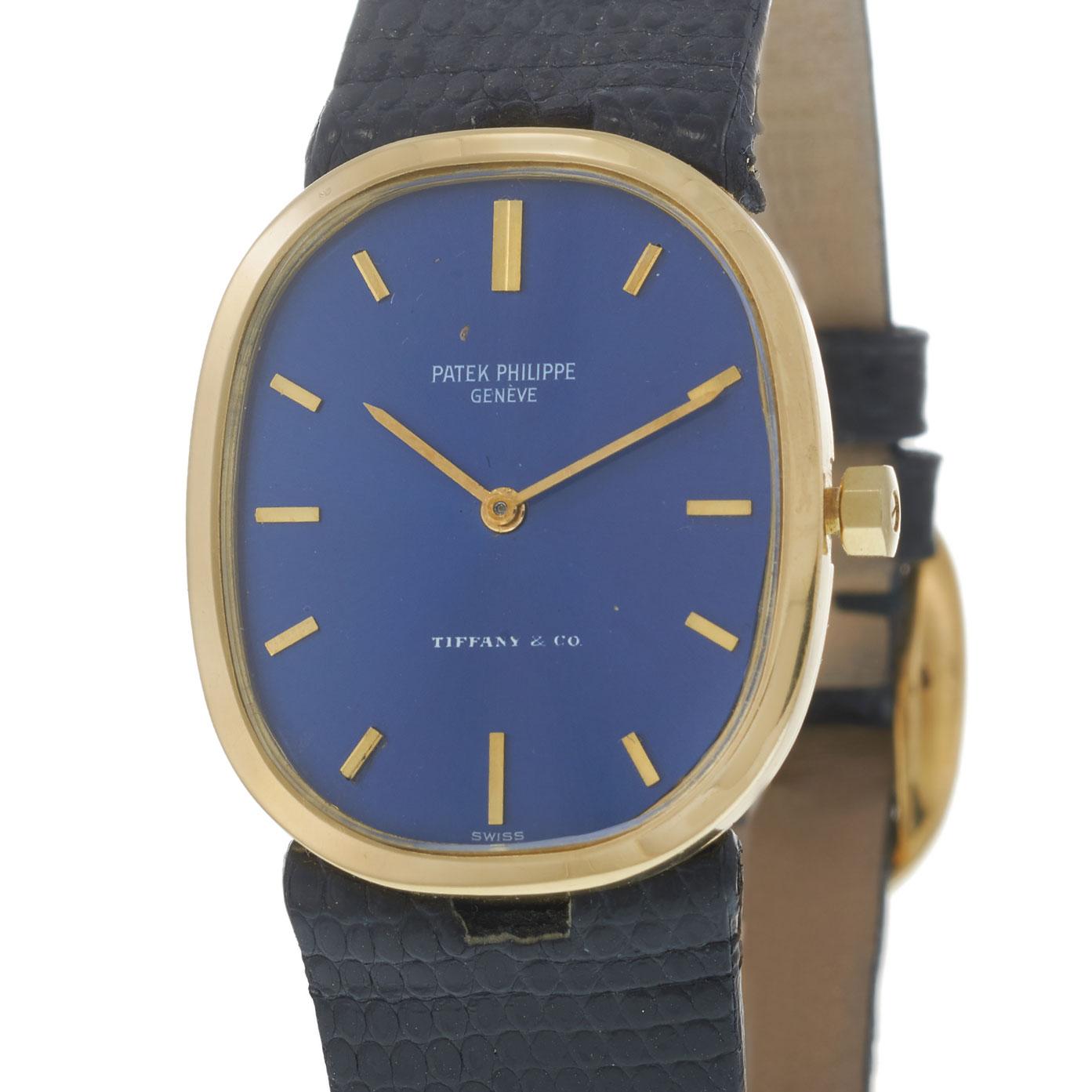 Patek Philippe Golden Ellipse Ref. 3548 Signed Tiffany & Co.