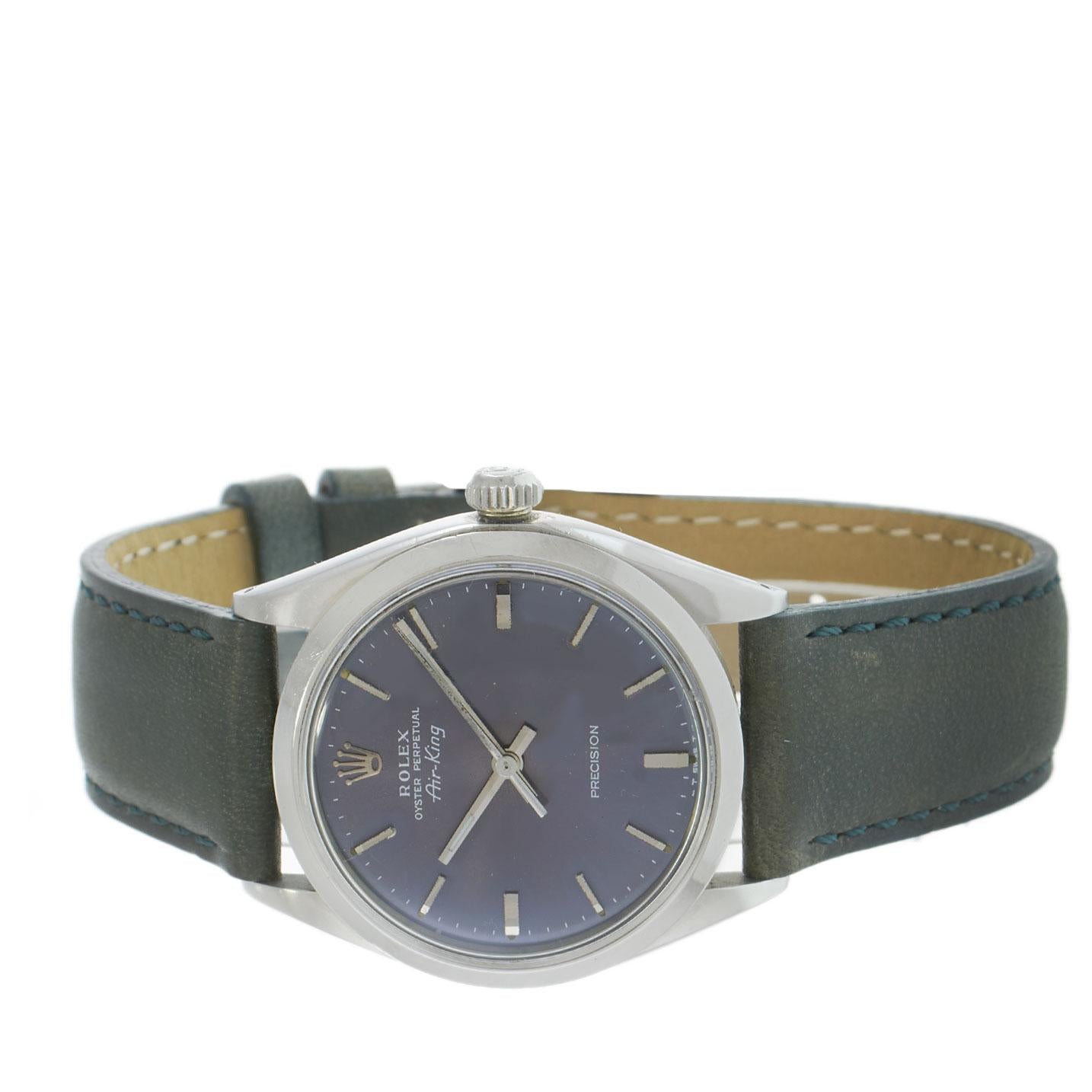 Vintage 1978 Rolex Oyster Perpetual Ref. 1002 Grey Dial