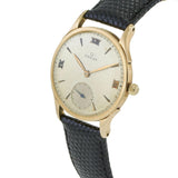 Vintage 1940 Omega 14KT Gold Sub-Seconds Dress Watch