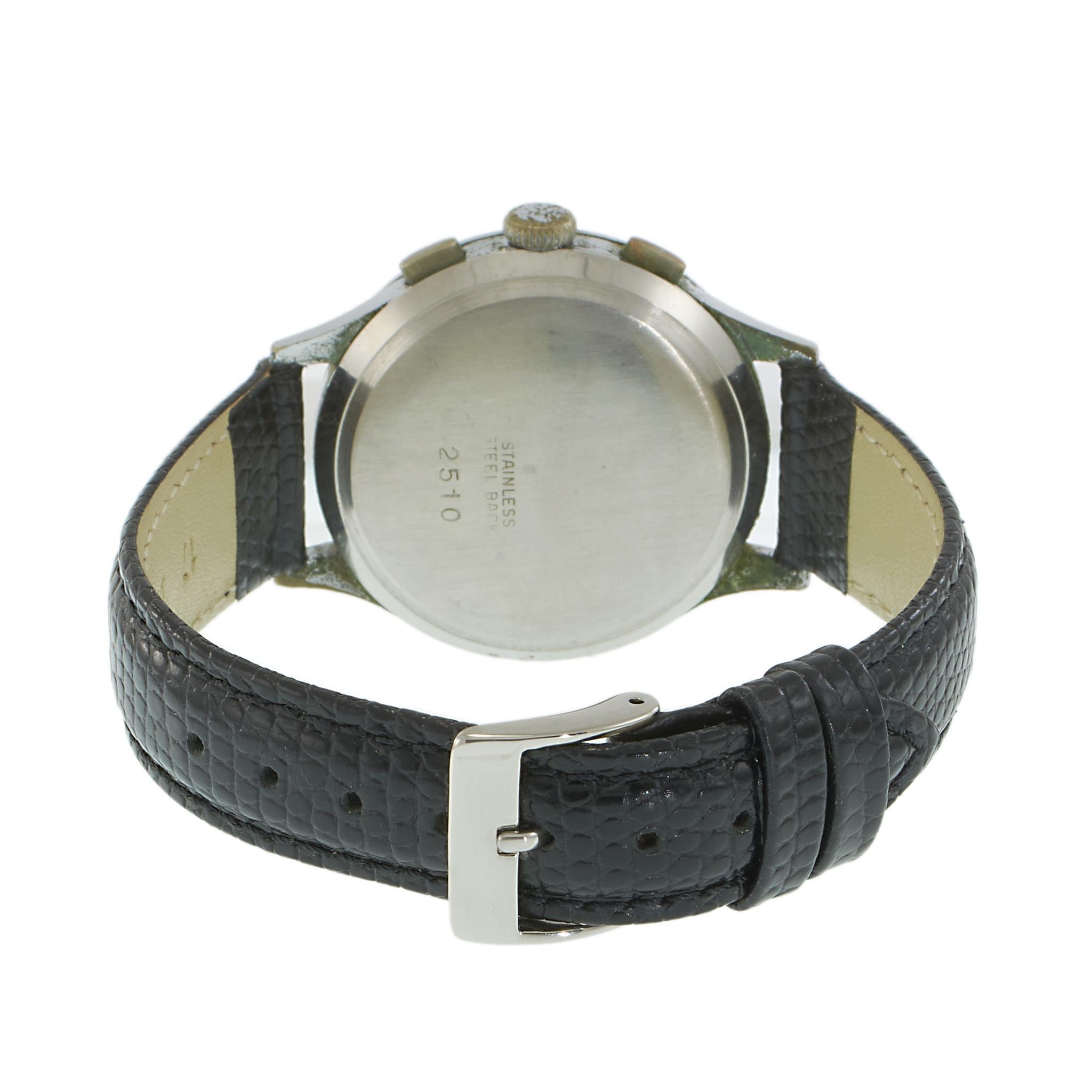 Vintage Circa 1940s Crawford Antimagnetic Chronograph 35MM – Landeron 48