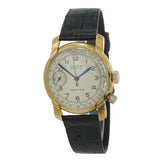 Vintage 1940s Gruen Precision "Chrono-Timer" Single-Register Chrono 14KT Watch