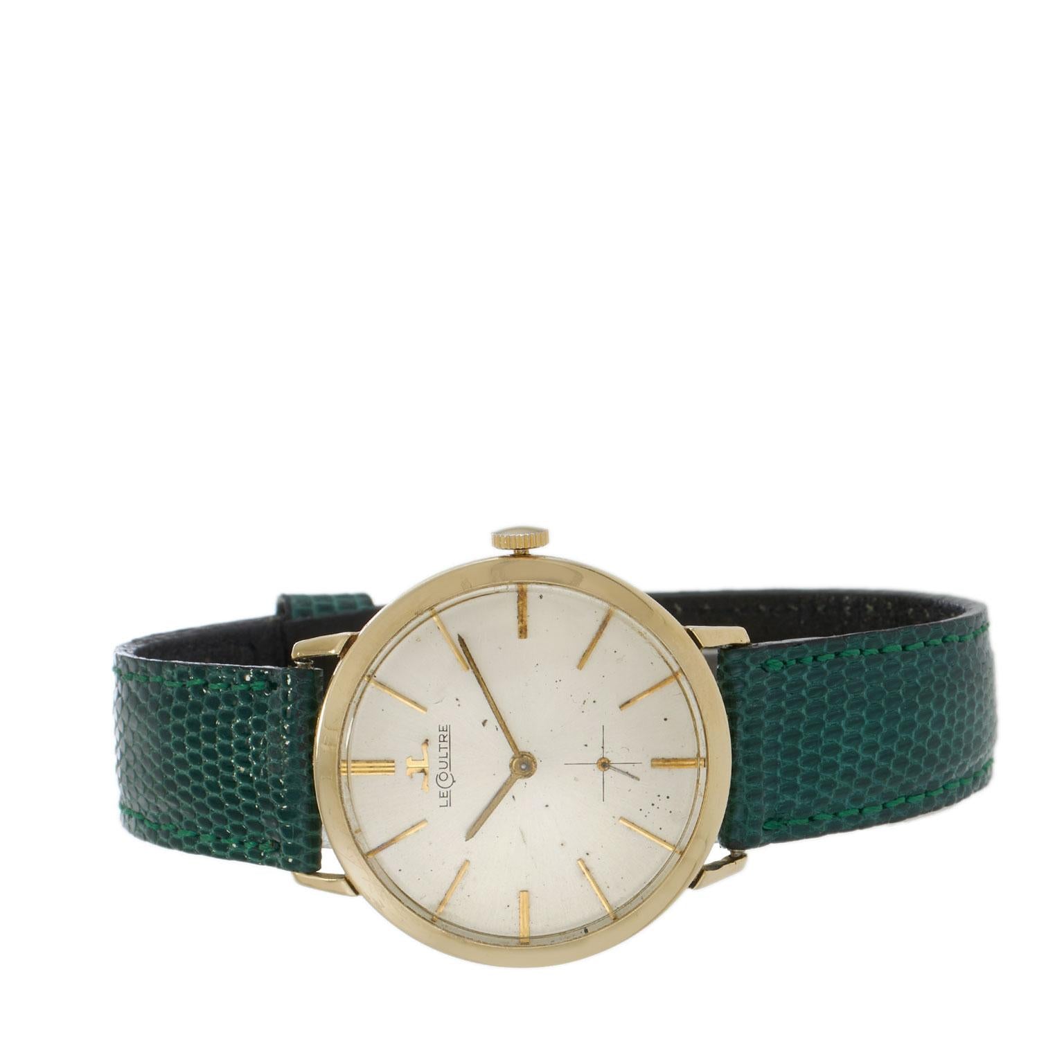 Vintage 1955 LeCoultre Ref. 3036 14KT Gold Sub-Seconds Dress Watch