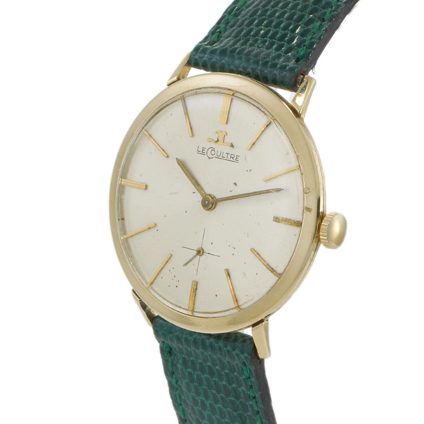 Vintage 1955 LeCoultre Ref. 3036 14KT Gold Sub-Seconds Dress Watch