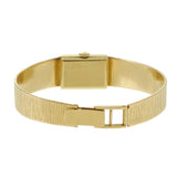 Vintage 1970 Jaeger-LeCoultre Club 18KT Gold Rectangular Bracelet Watch