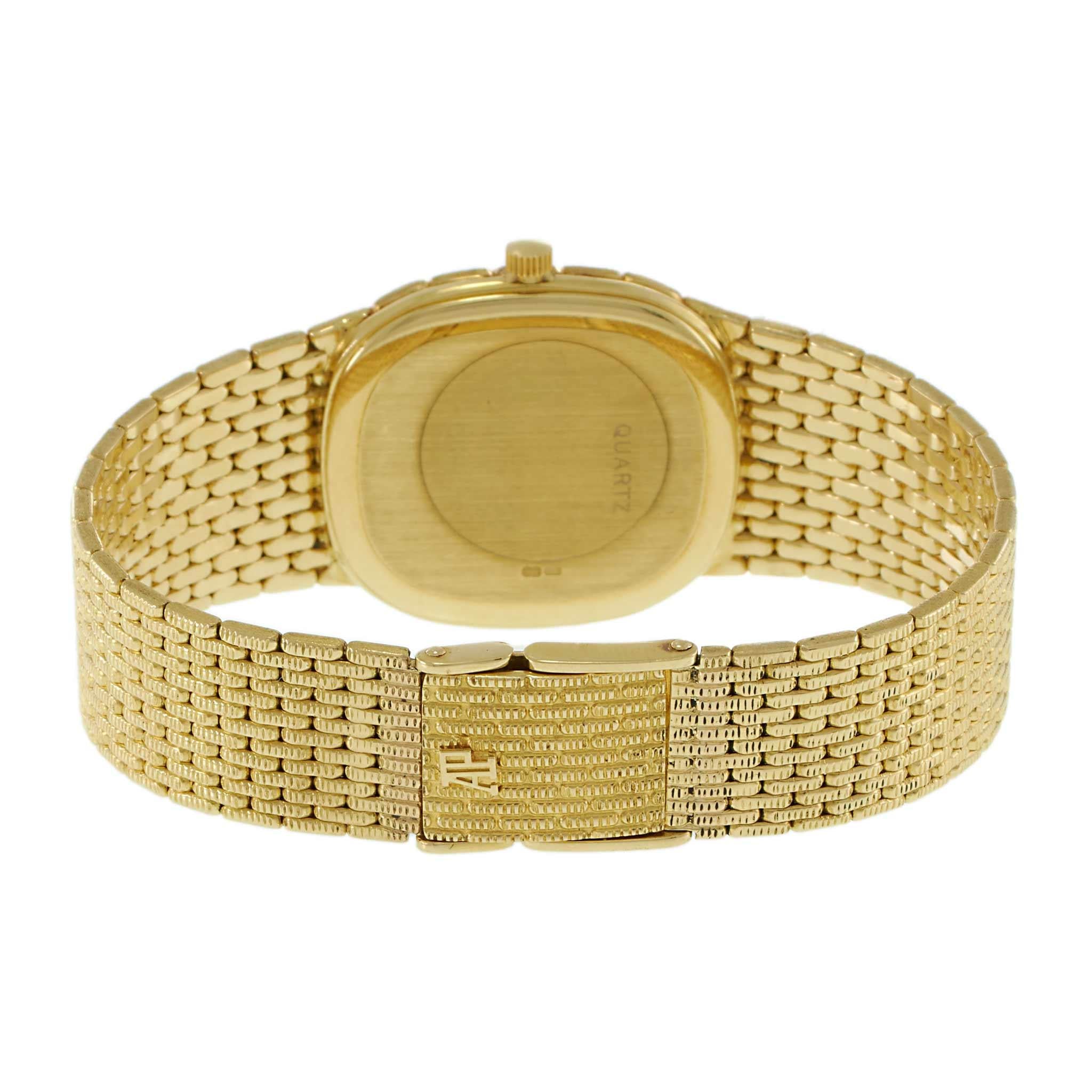 Vintage 1980's Audemars Piguet Cobra 18KT Yellow Gold Diamond-Set Watch
