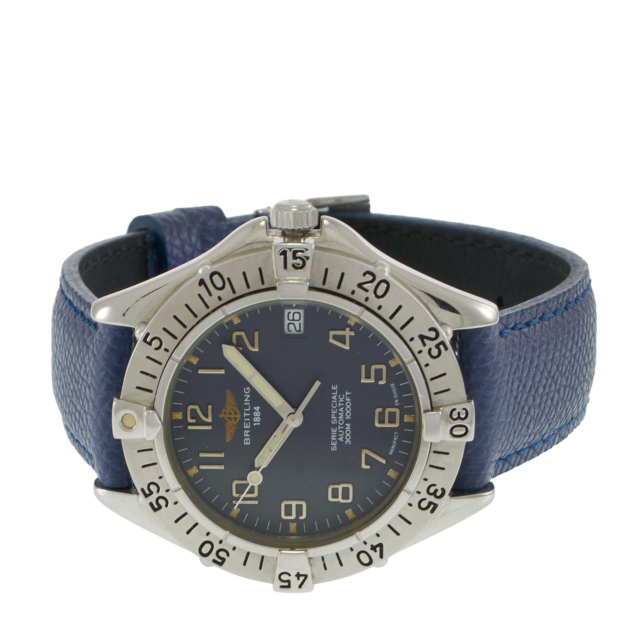 Vintage 1990s Breitling Colt Automatic 38mm Ref. A17035