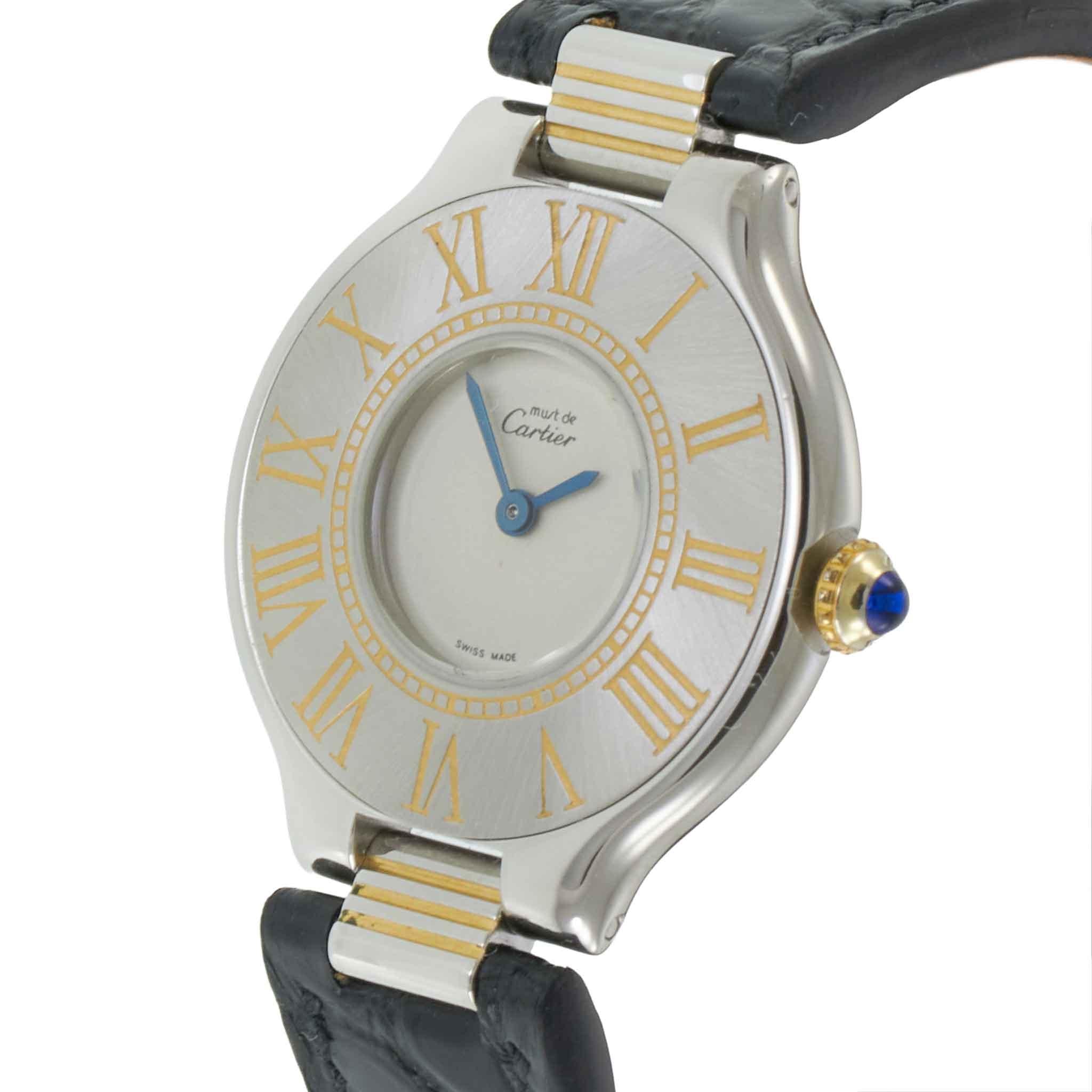 Vintage 1990s Cartier 21 Must de Cartier 28MM Watch – Ref. 9011