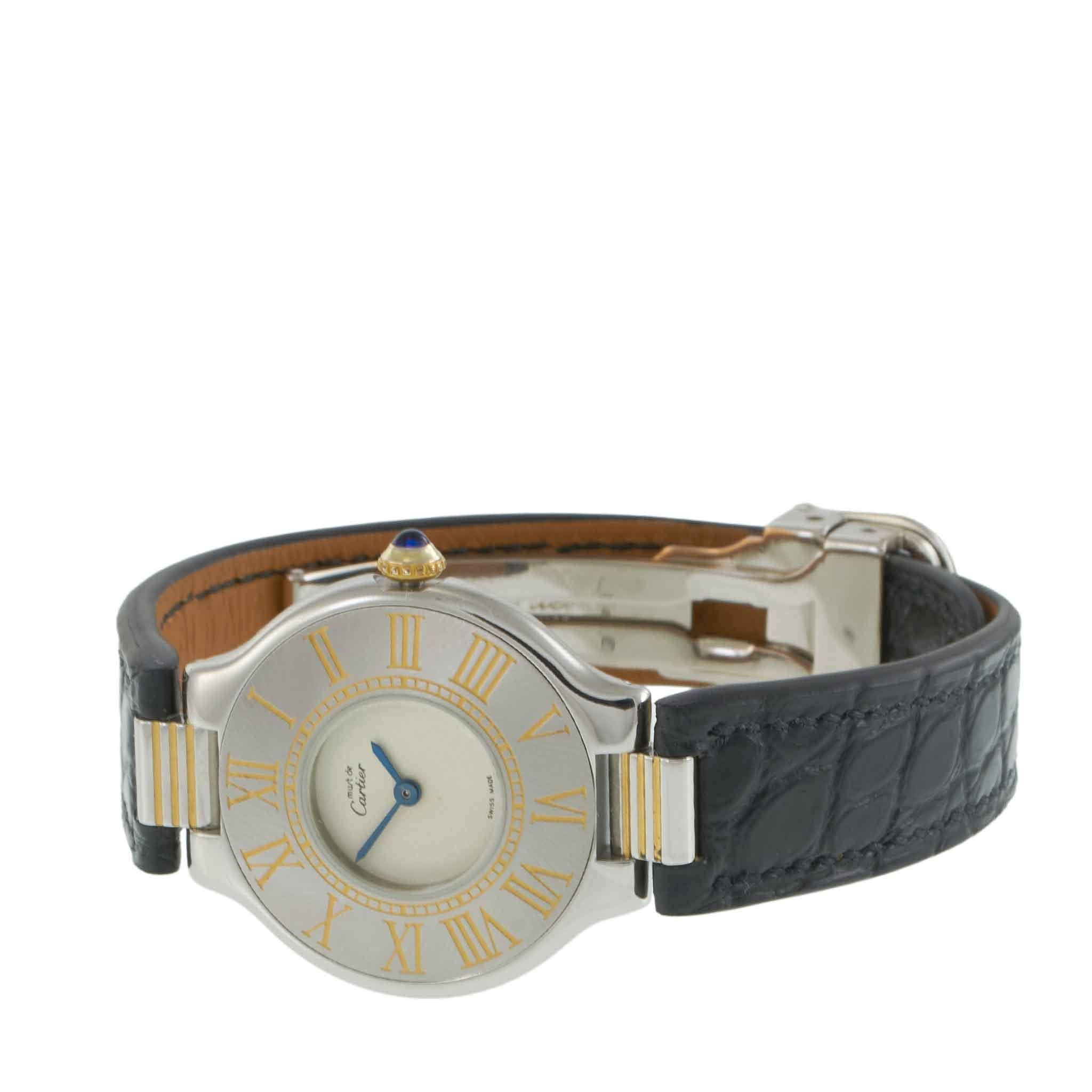 Vintage 1990s Cartier 21 Must de Cartier 28MM Watch – Ref. 9011