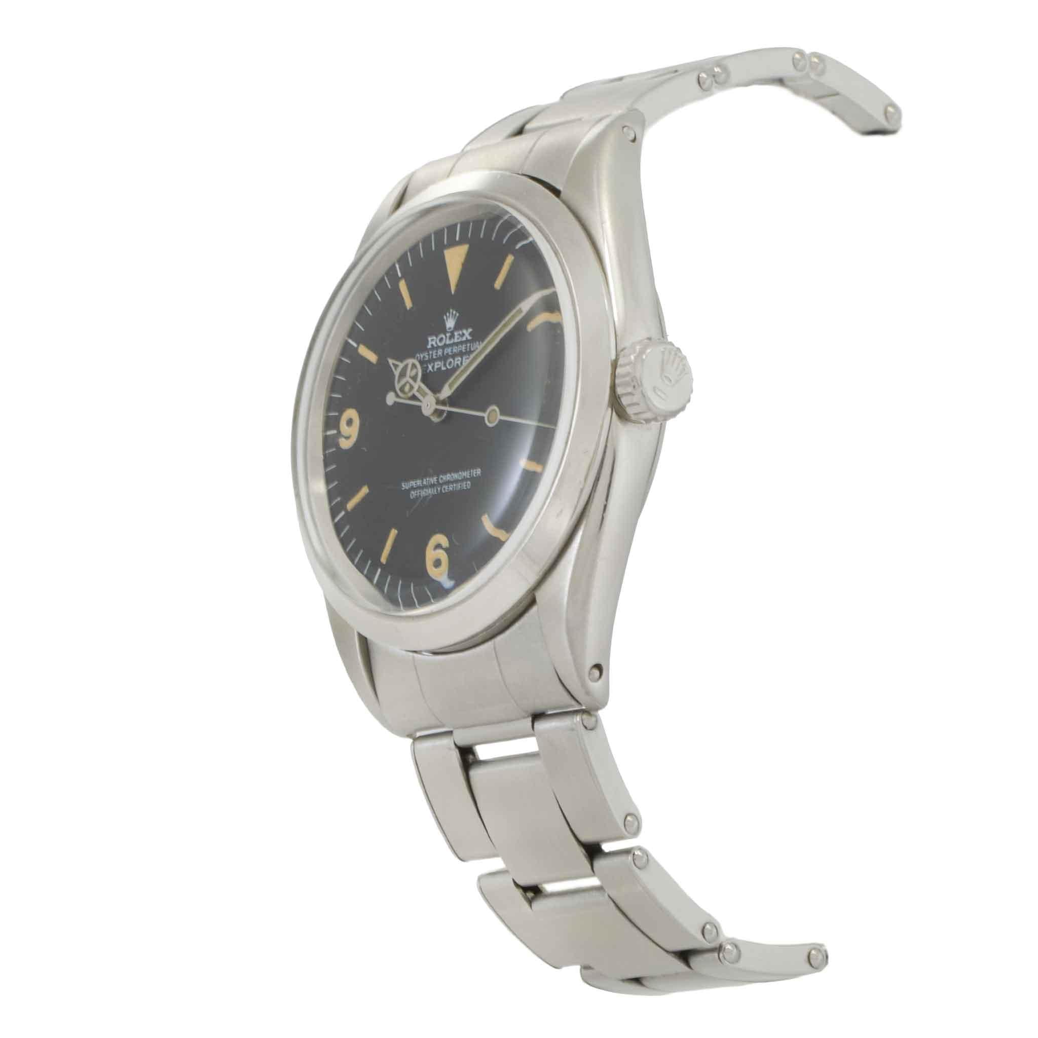 Vintage Circa 1967 Rolex Explorer Ref. 1016 “Frog-Foot” Dial