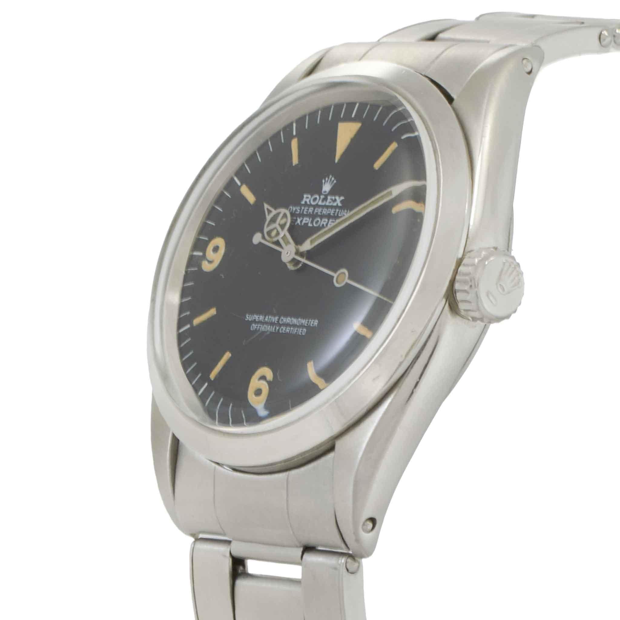 Vintage Circa 1967 Rolex Explorer Ref. 1016 “Frog-Foot” Dial