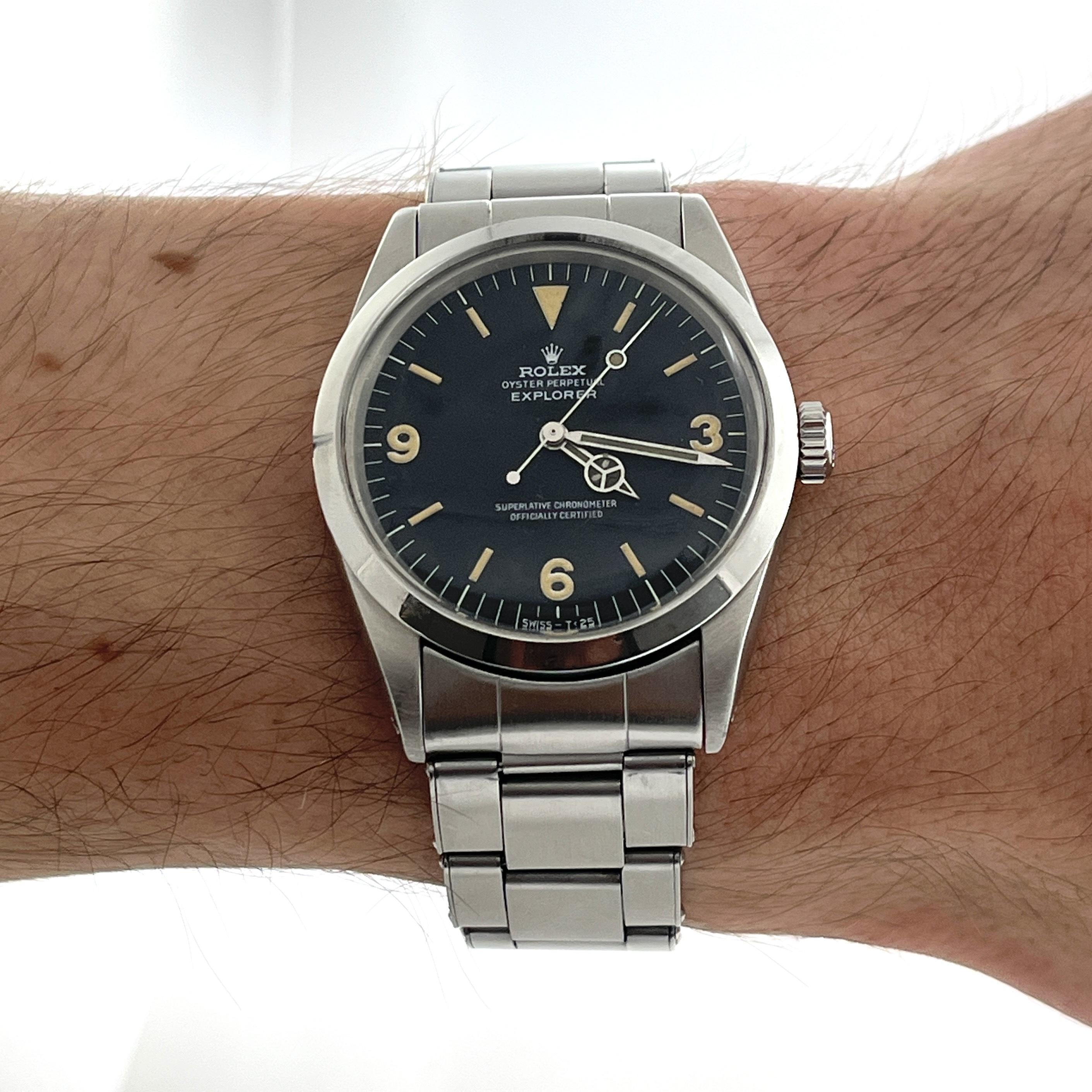 Vintage Circa 1967 Rolex Explorer Ref. 1016 “Frog-Foot” Dial