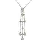 Signed Tiffany & Co. Platinum and Diamond Necklace