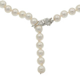 Genuine 8-8.5MM Japanese Akoya Pearl 18" Lariat Necklace