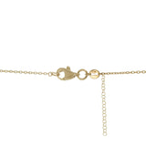 14KT Yellow Gold Heart Pendant Adjustable Necklace (16"-18")