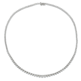 14KT White Gold 17-Inch Diamond Riviera Necklace (8.35ct.tw)